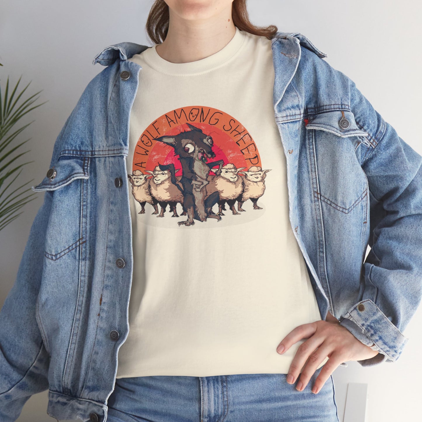 A Wolf Among Sheep Unisex Heavy Cotton Tee