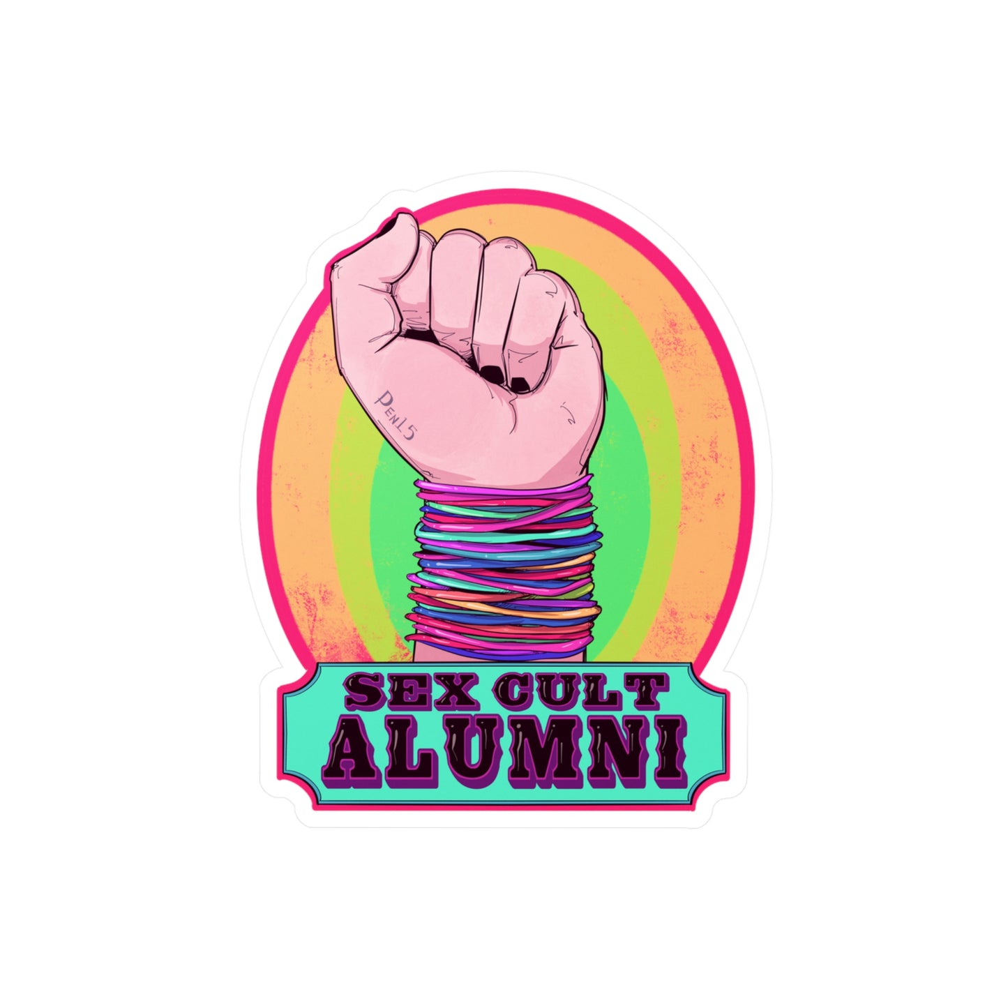 Jelly Bracelets Kiss-Cut Vinyl Decal