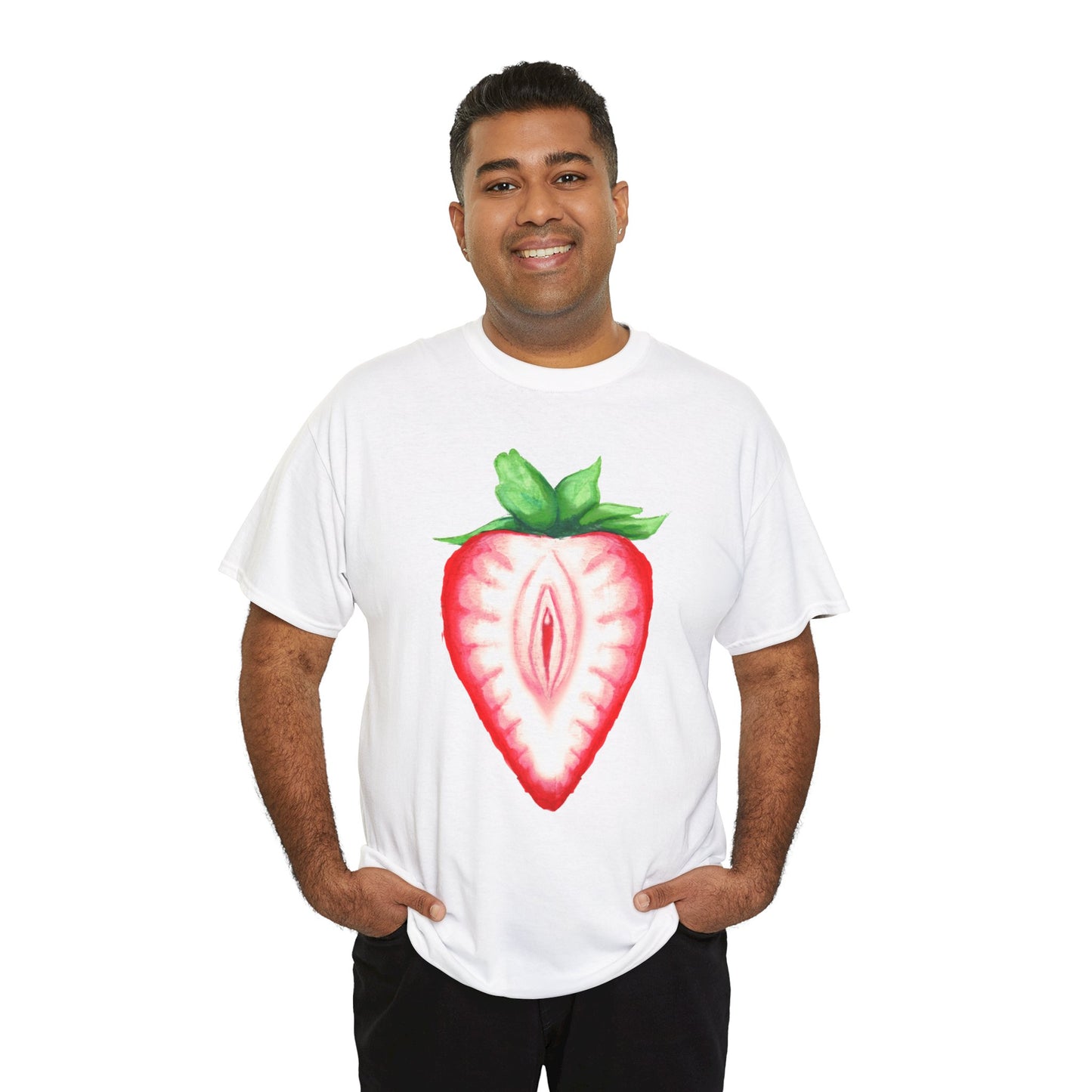 Juicy Strawberry Unisex Heavy Cotton Tee