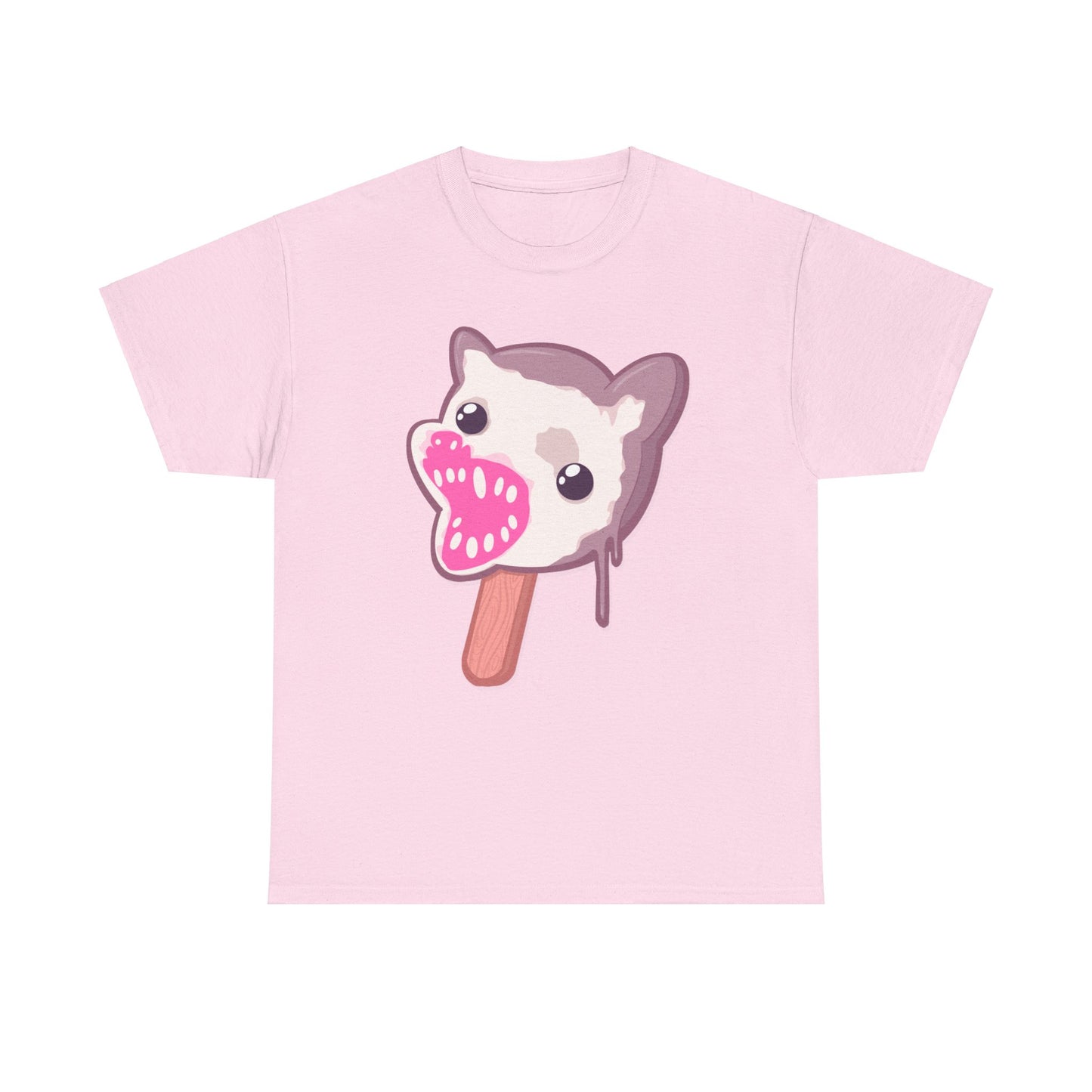 Opossum Popsicle Unisex Heavy Cotton Tee