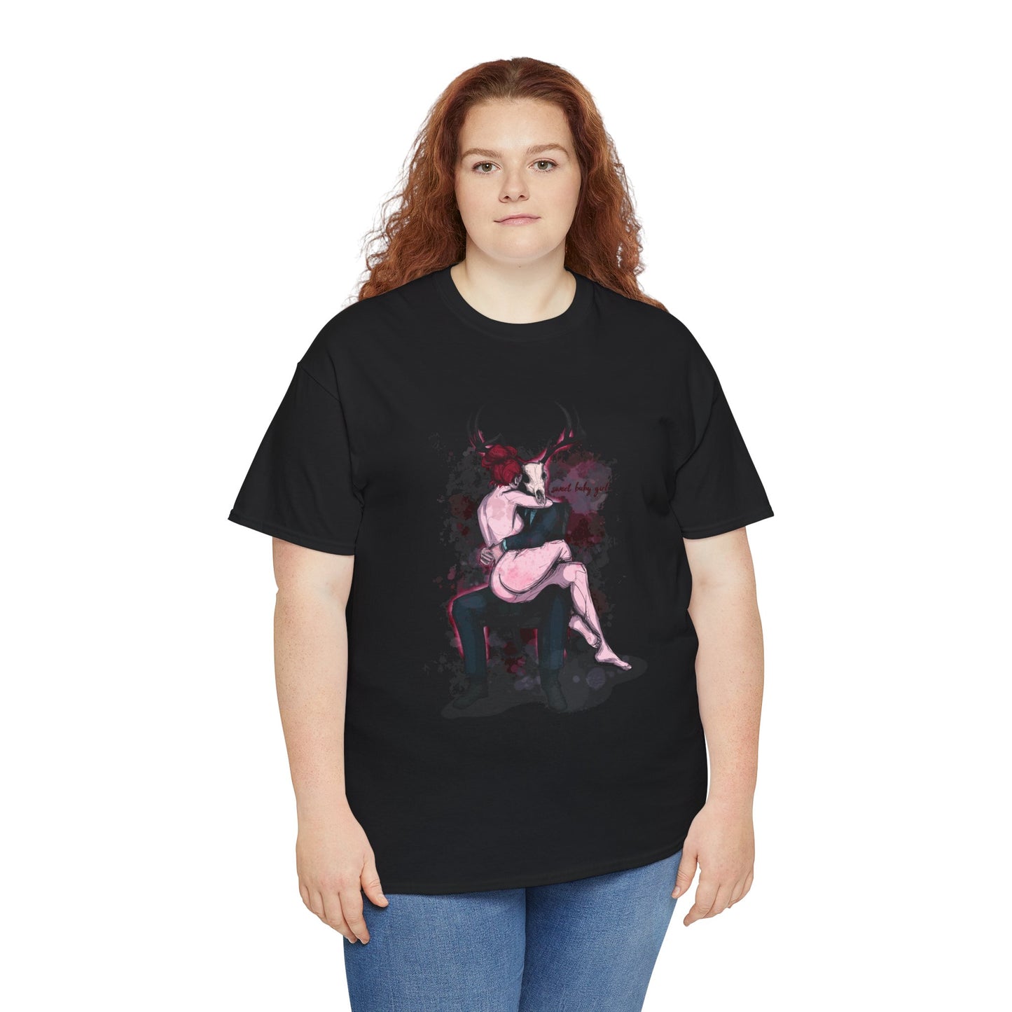 Deer Daddy Series 3: Sweet Baby Girl Unisex Heavy Cotton Tee