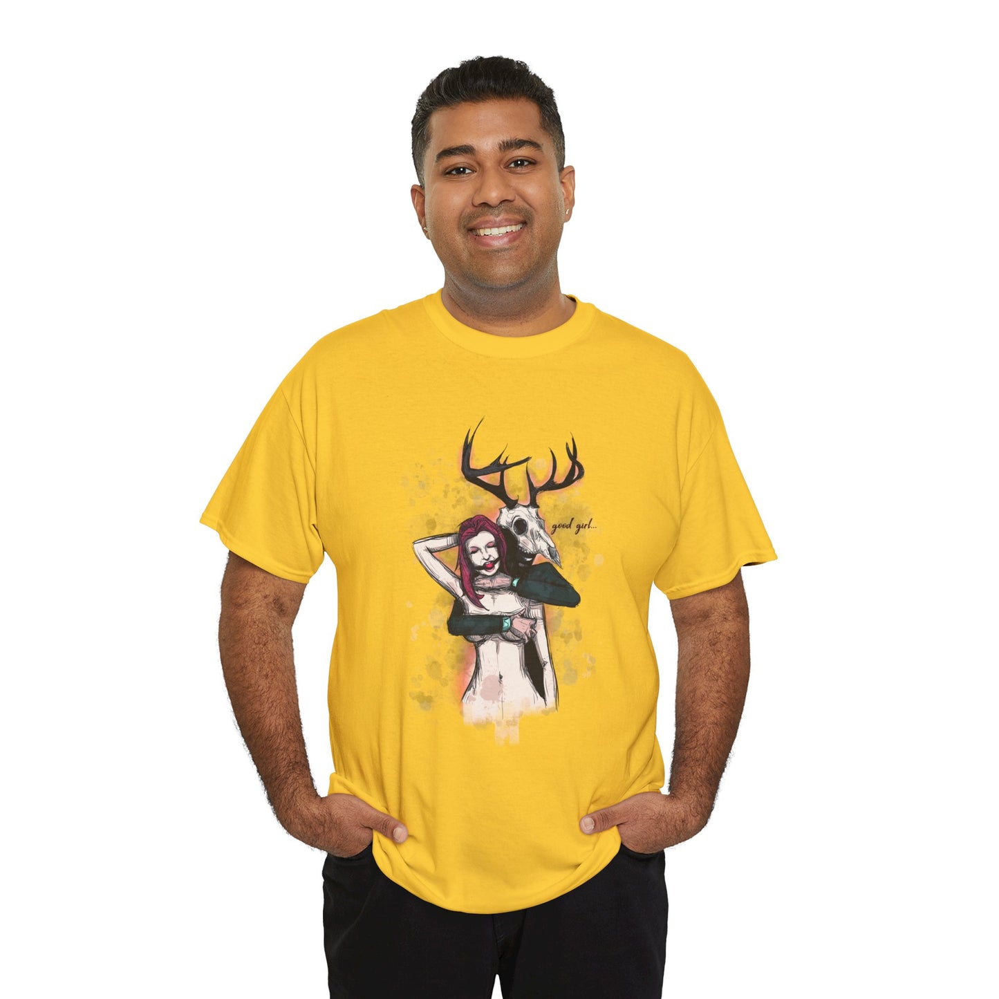 Deer Daddy Series 3: Good Girl Unisex Heavy Cotton Tee