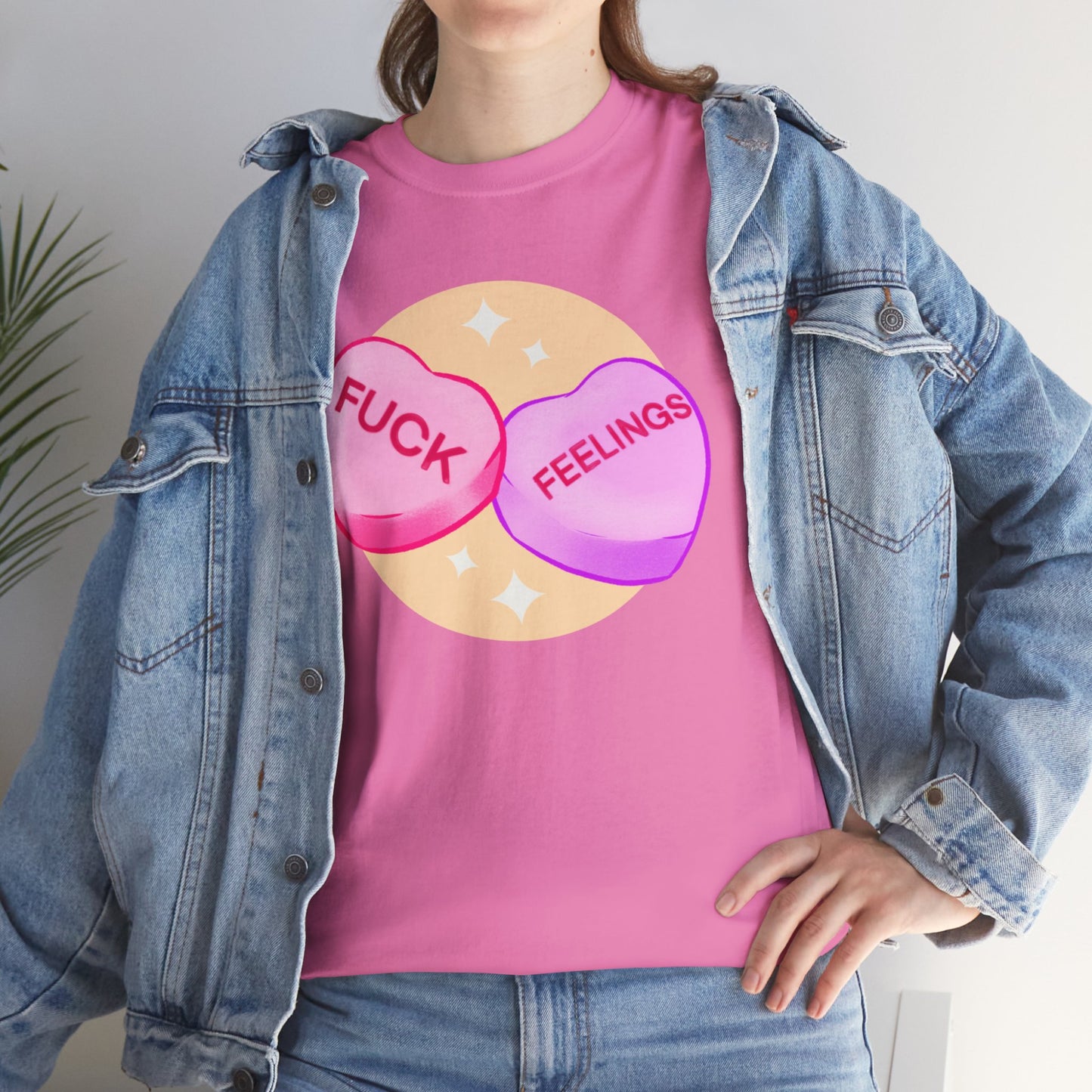 Fuck Feelings Unisex Heavy Cotton Tee