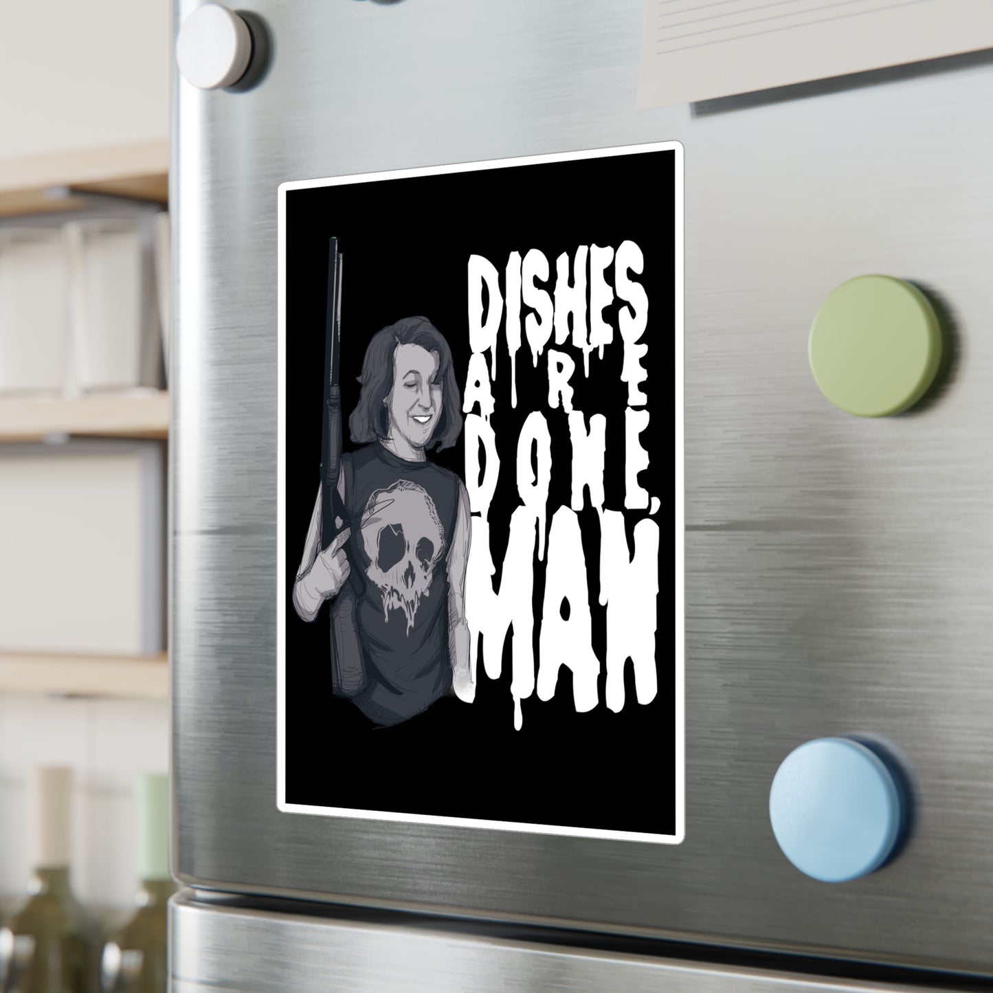 Dishes Are Done Kiss-Cut Vinyl Decal