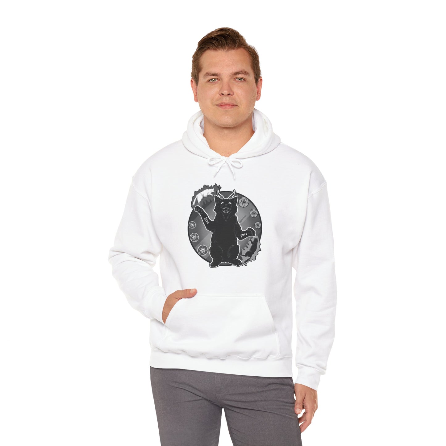 Baphocat II Unisex Heavy Blend Hooded Sweatshirt