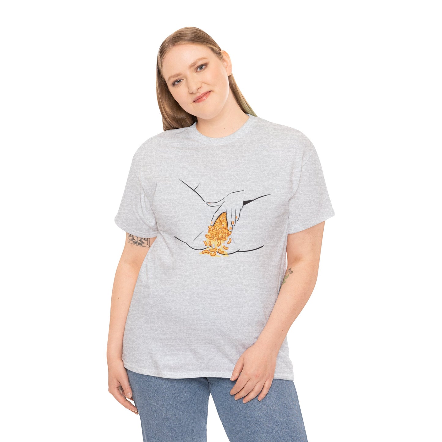 Mac N Cheese Unisex Heavy Cotton Tee