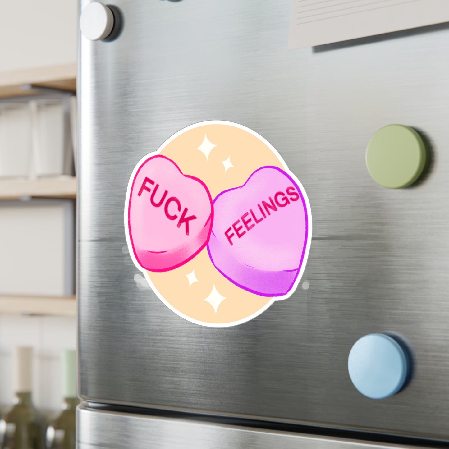 Fuck Feelings Kiss-Cut Vinyl Decal