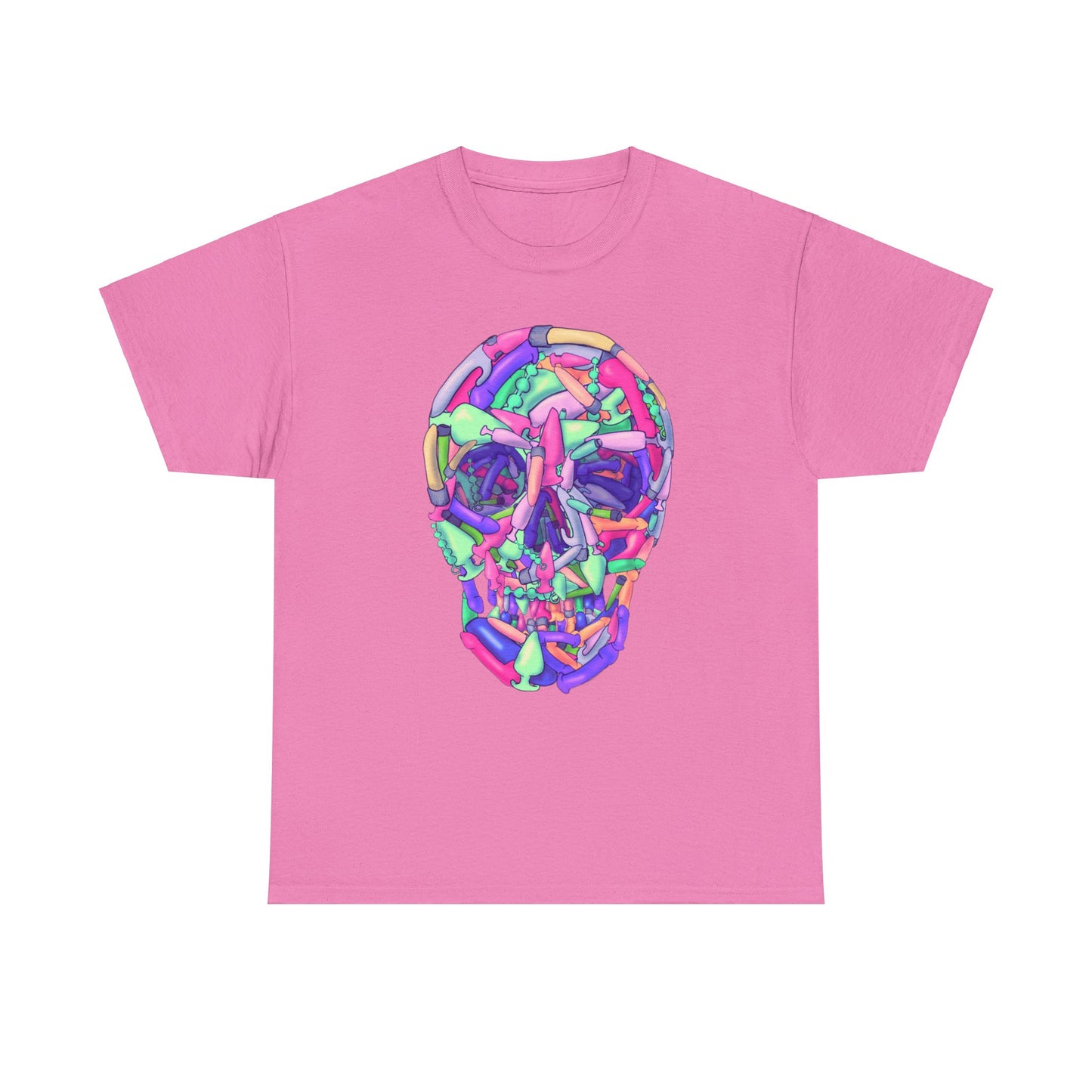 Sex Toy Skull Unisex Heavy Cotton Tee