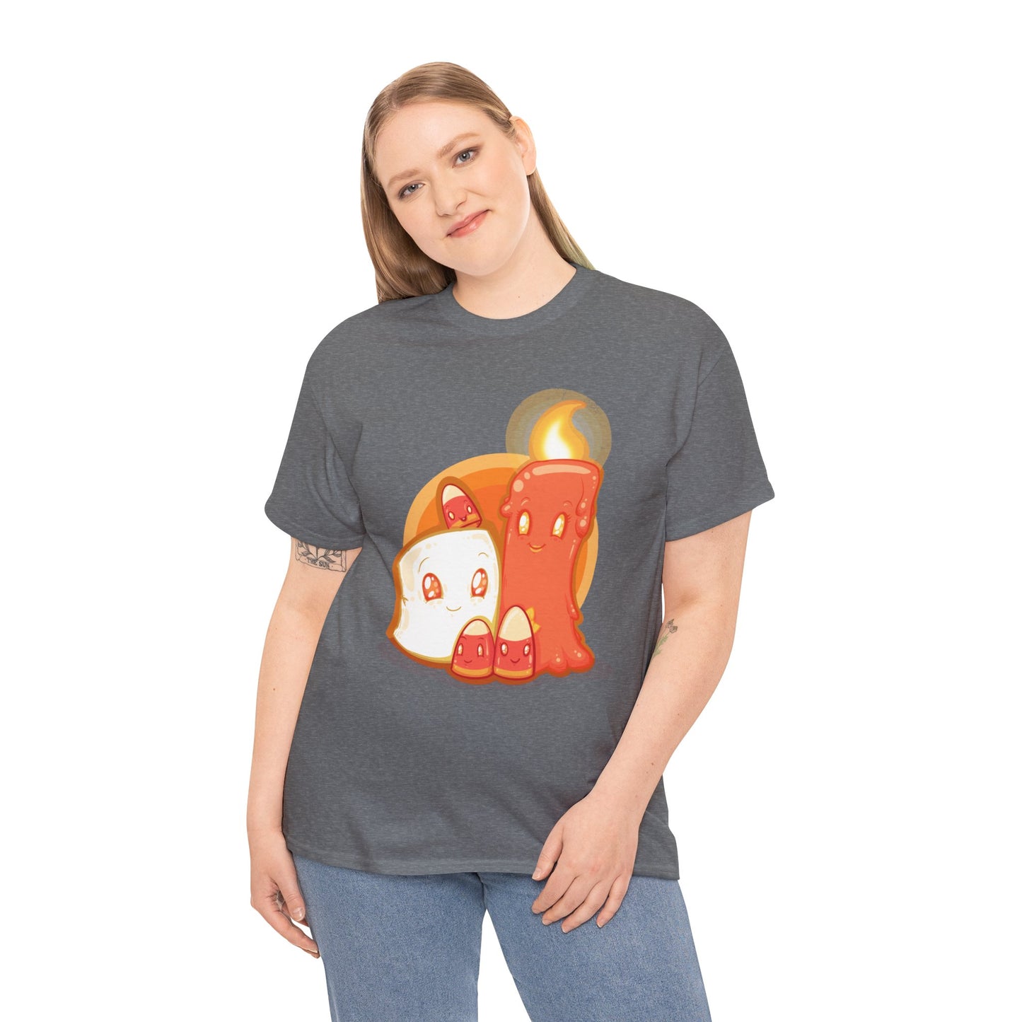 How Candy Corn Is Made Unisex Heavy Cotton Tee