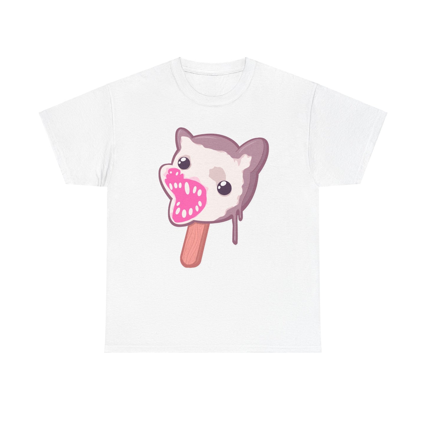 Opossum Popsicle Unisex Heavy Cotton Tee