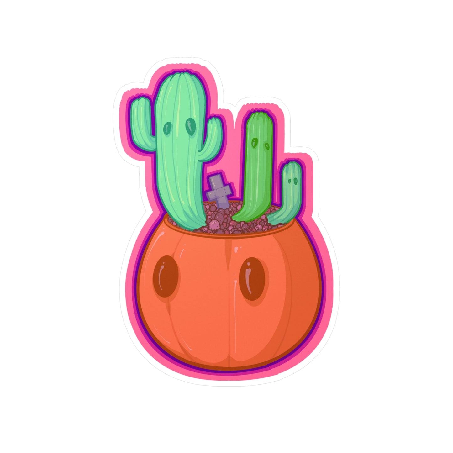 Spooky Succulents Kiss-Cut Vinyl Decal
