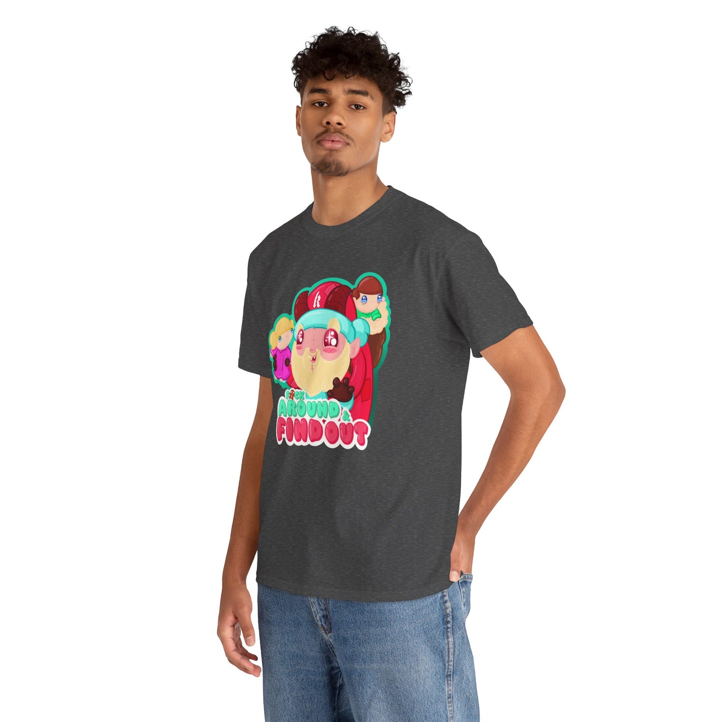 Krampus Is Coming To Town Unisex Heavy Cotton Tee