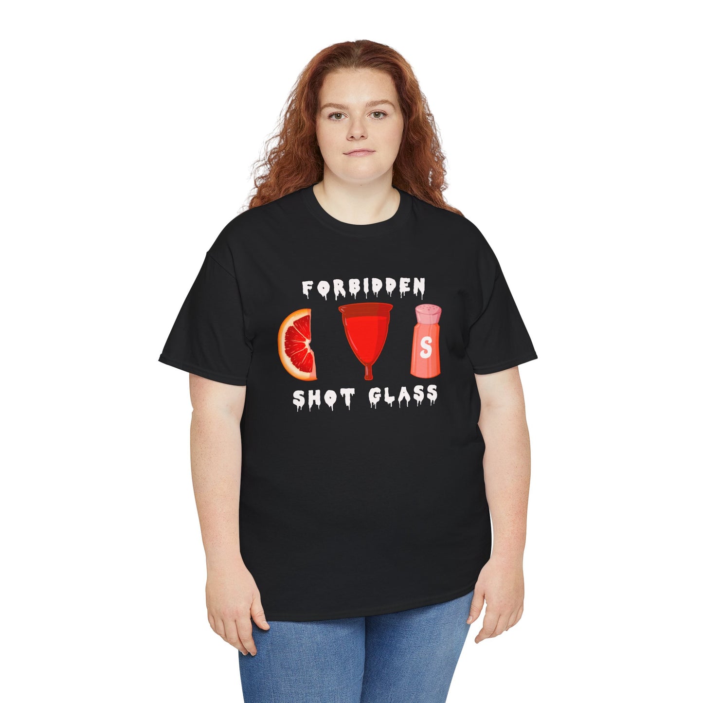 Forbidden Shot Glass Unisex Heavy Cotton Tee