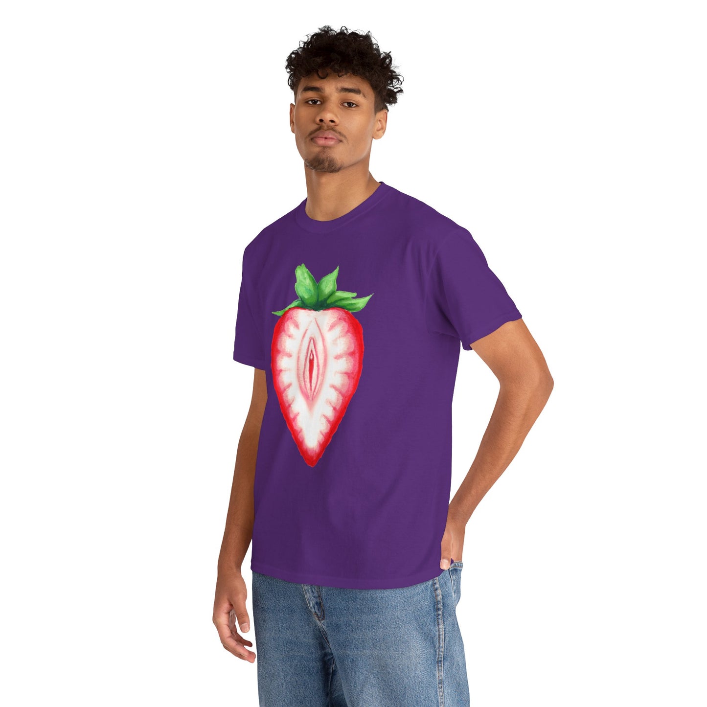 Juicy Strawberry Unisex Heavy Cotton Tee