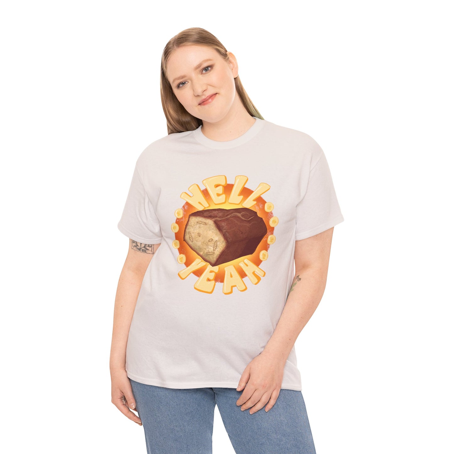 Banana Bread At Work Unisex Heavy Cotton Tee
