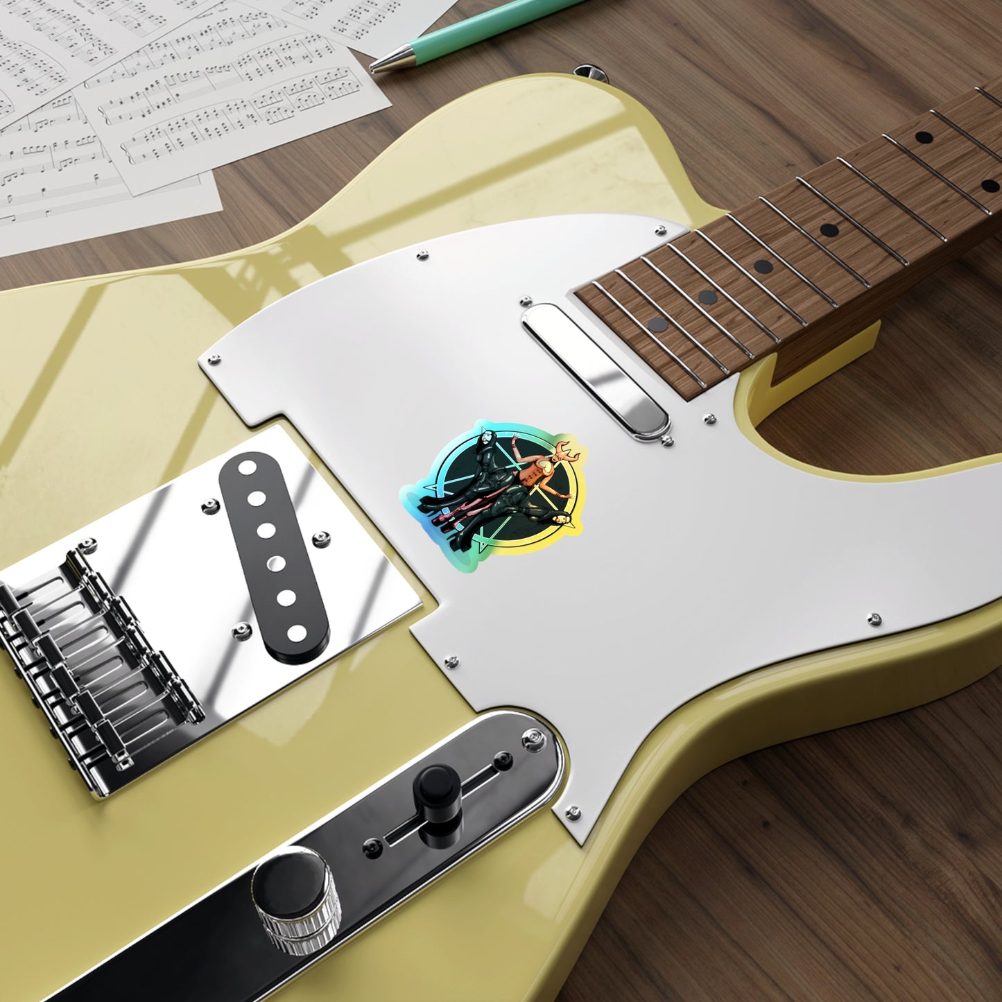 Latex Holographic Die-cut Stickers