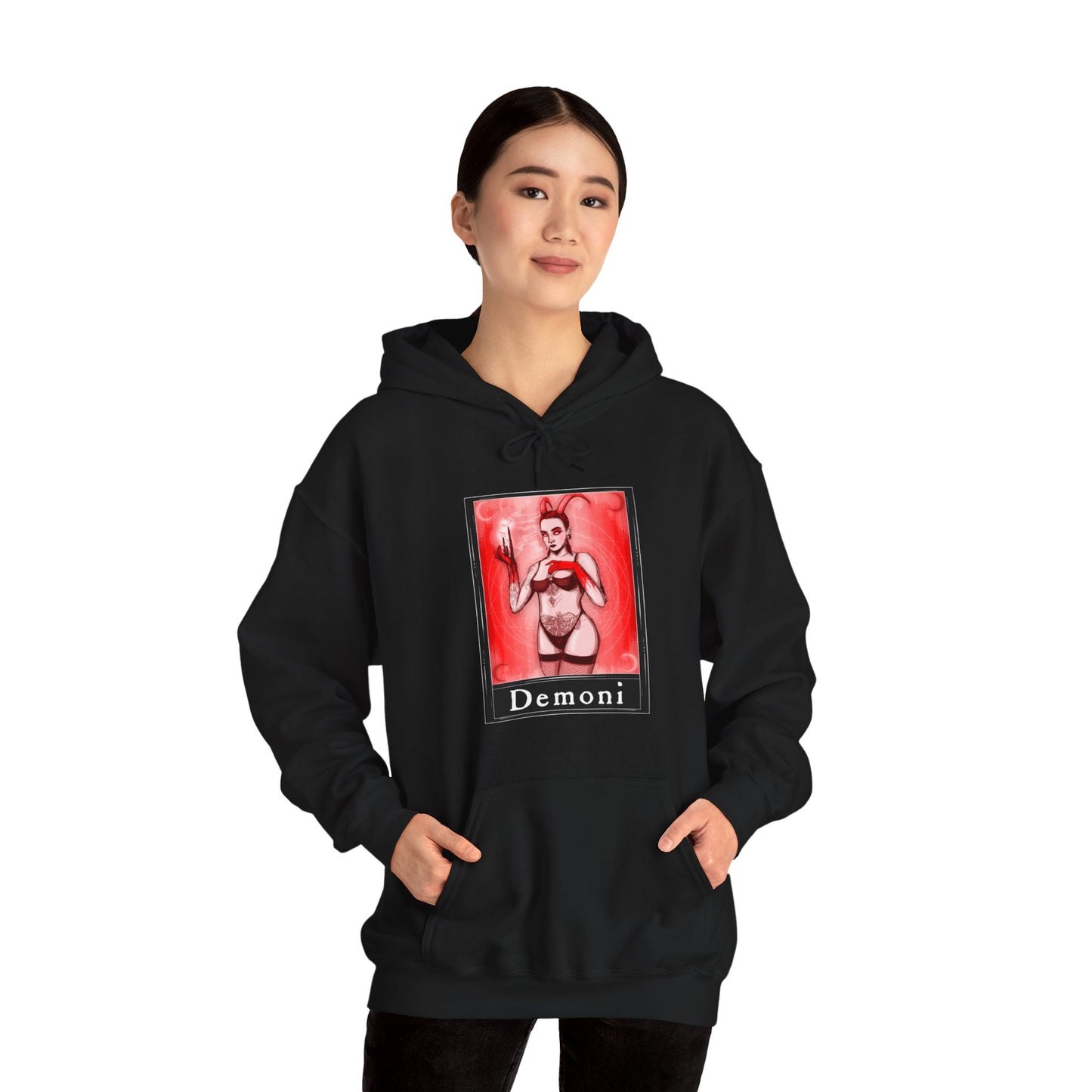 Demoni Tarot Unisex Heavy Blend Hooded Sweatshirt