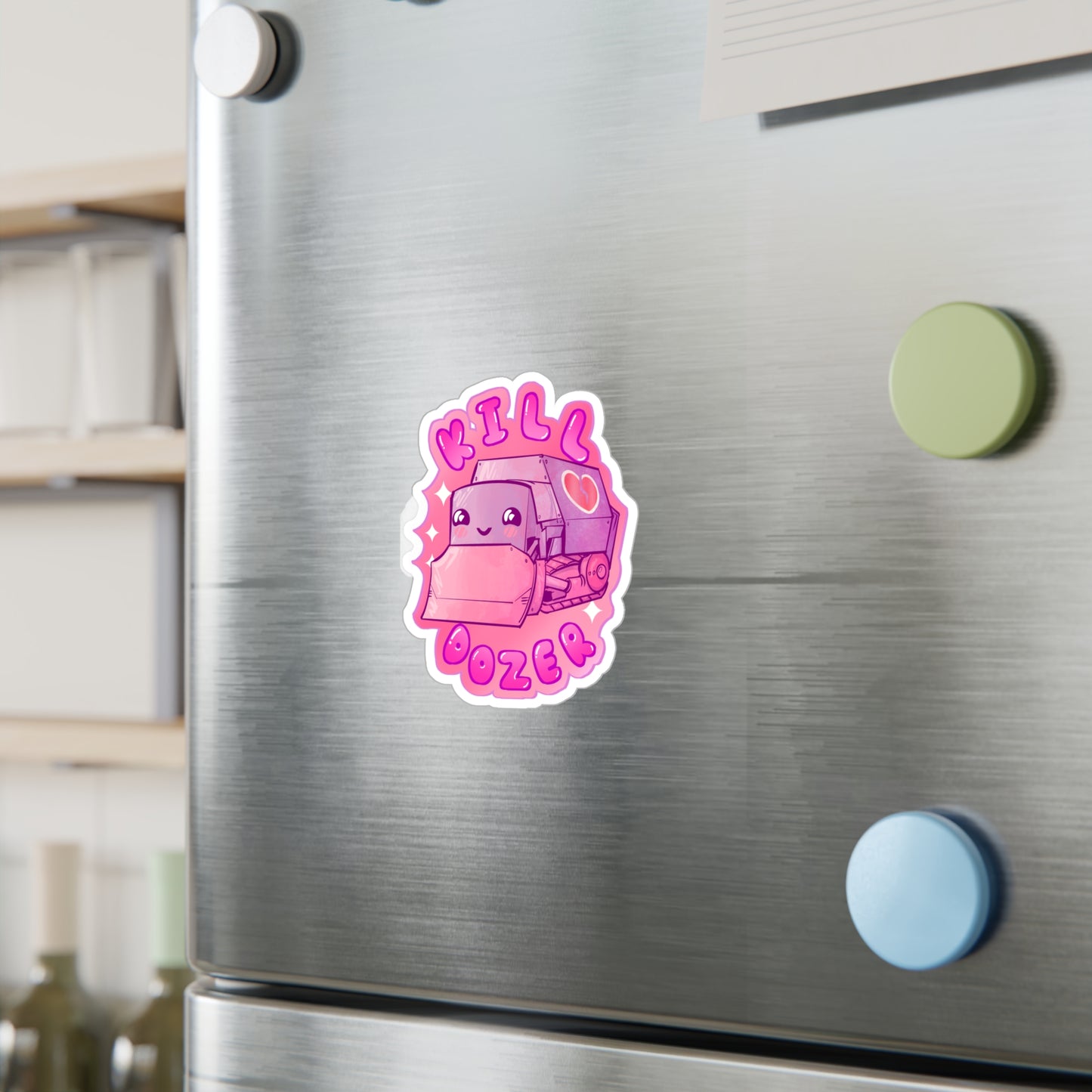 Kawaii Dozer Kiss-Cut Vinyl Decal