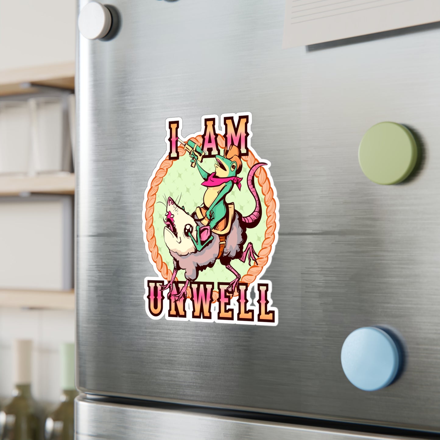 I Am Unwell Kiss-Cut Vinyl Decal