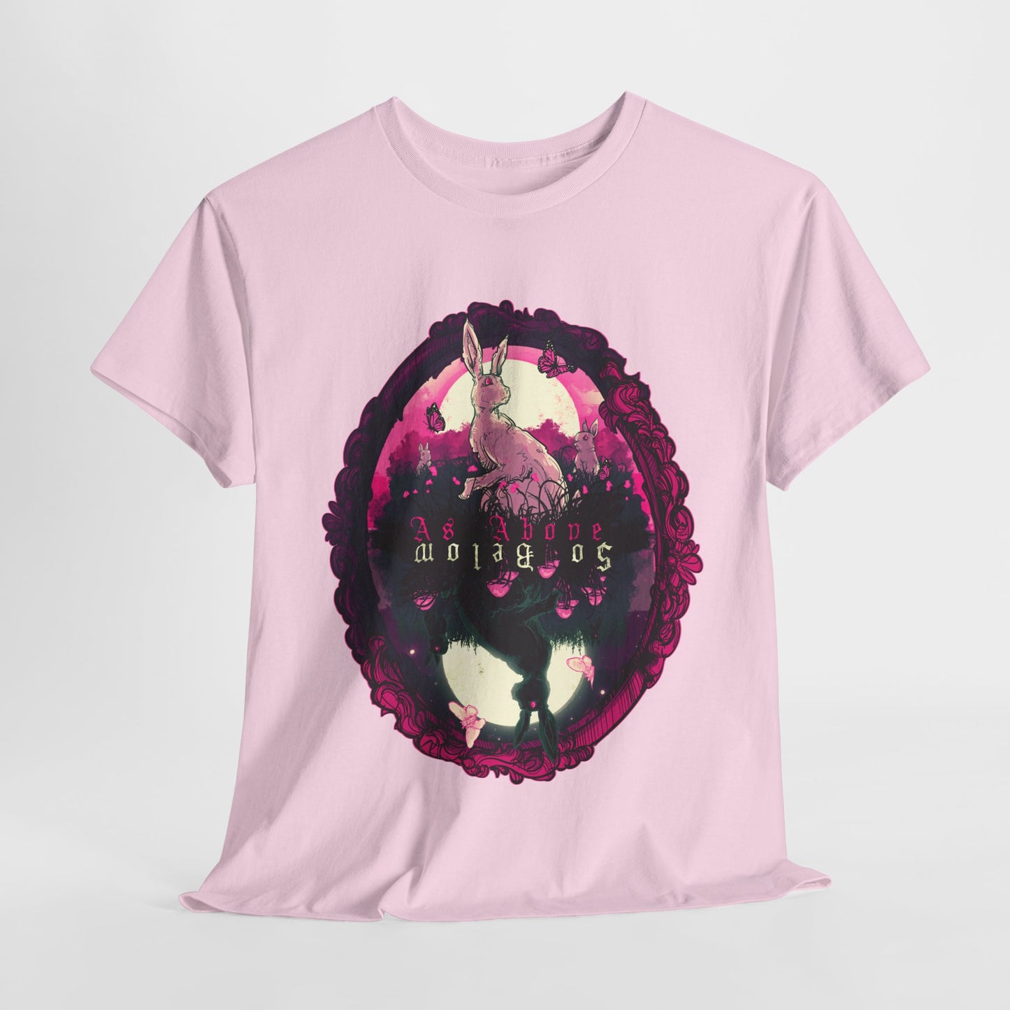 As Above So Below Spring Unisex Heavy Cotton Tee