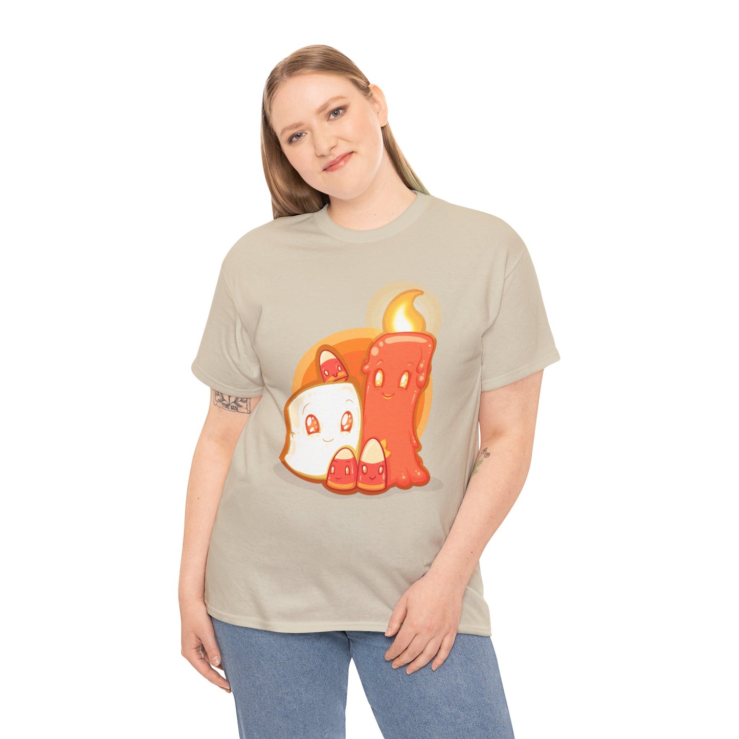 How Candy Corn Is Made Unisex Heavy Cotton Tee