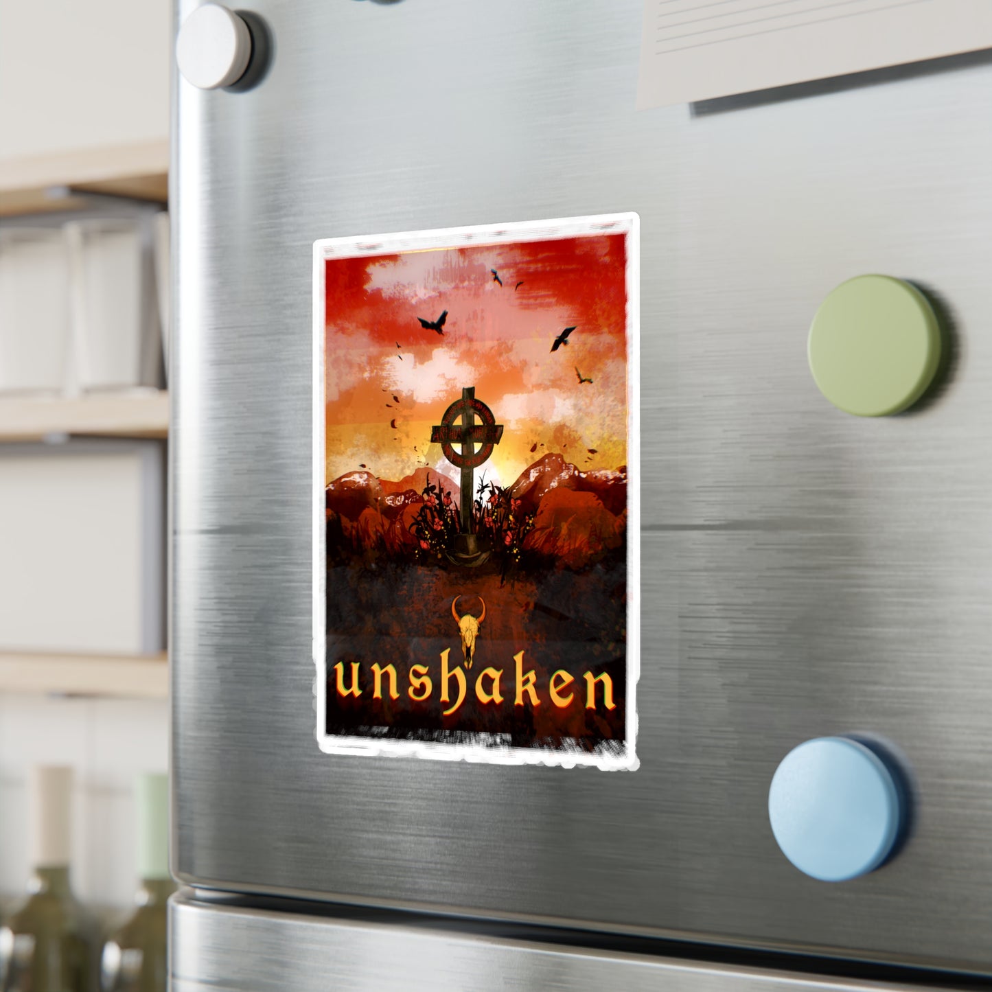 Unshaken Kiss-Cut Vinyl Decal