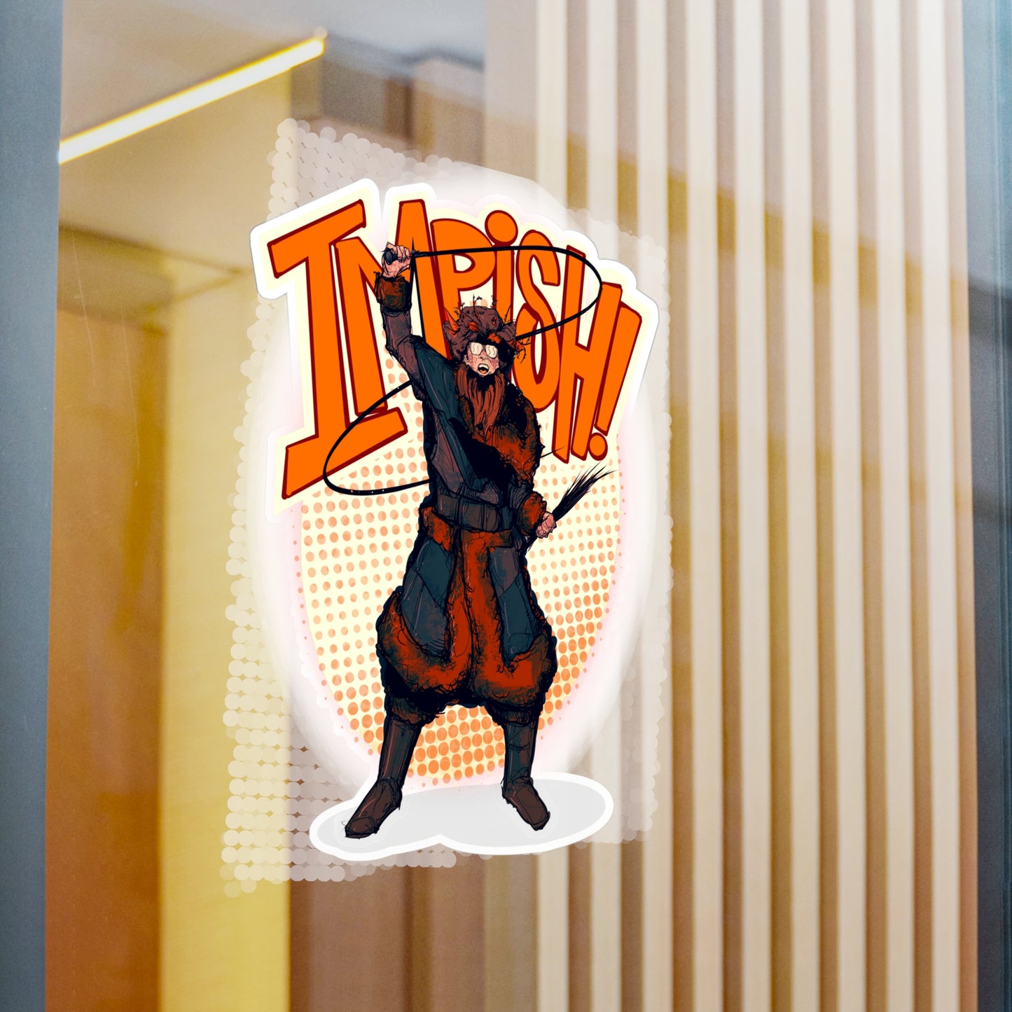 Impish Kiss-Cut Vinyl Decal