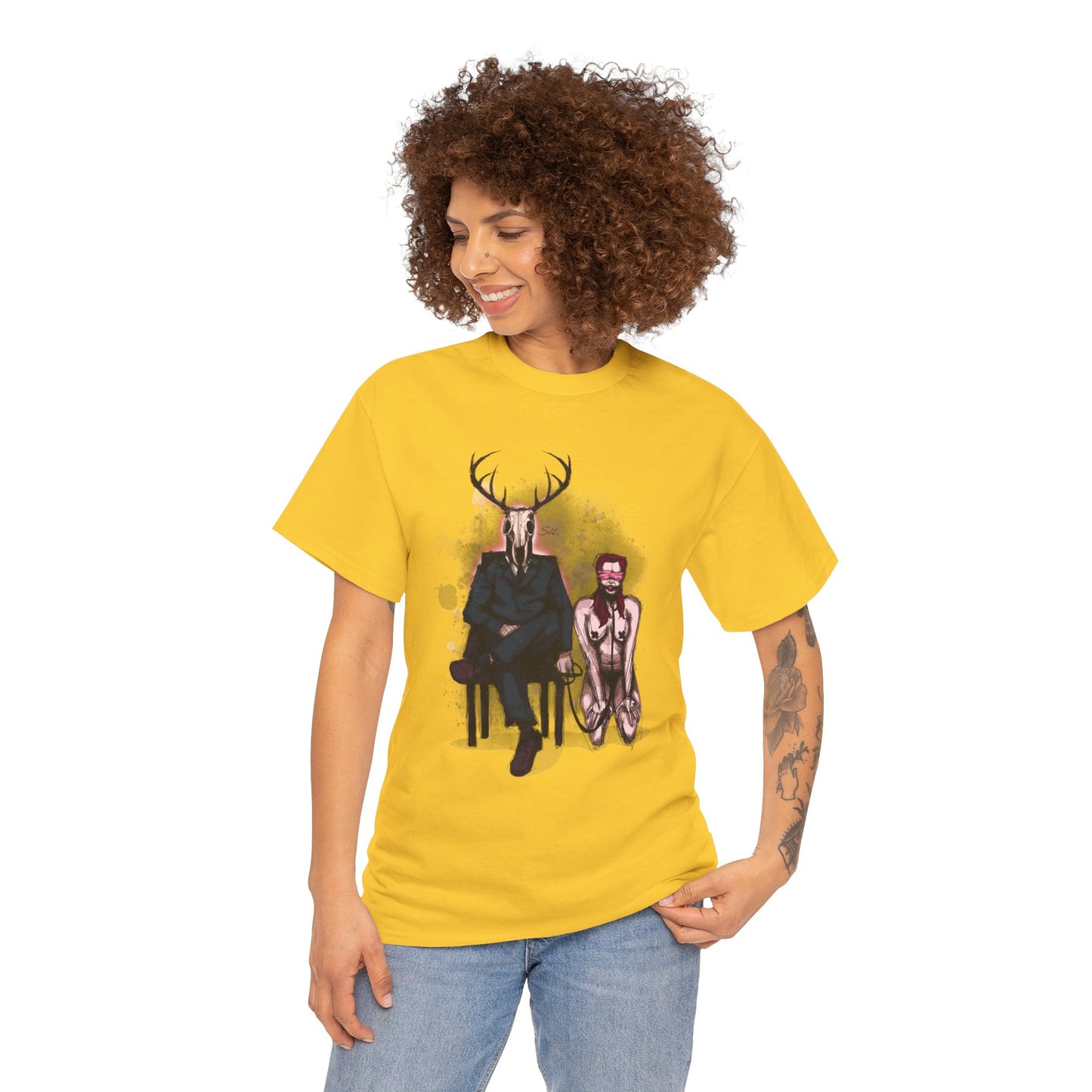 Deer Daddy Series 1: Sit Unisex Heavy Cotton Tee