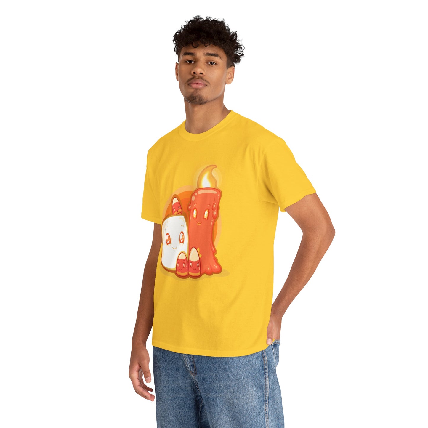 How Candy Corn Is Made Unisex Heavy Cotton Tee