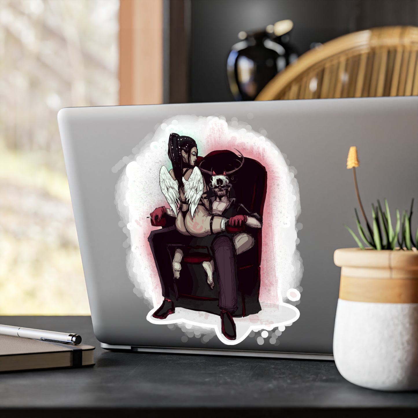 Deer Daddy Series 9: Angels & Demons Kiss-Cut Vinyl Decal