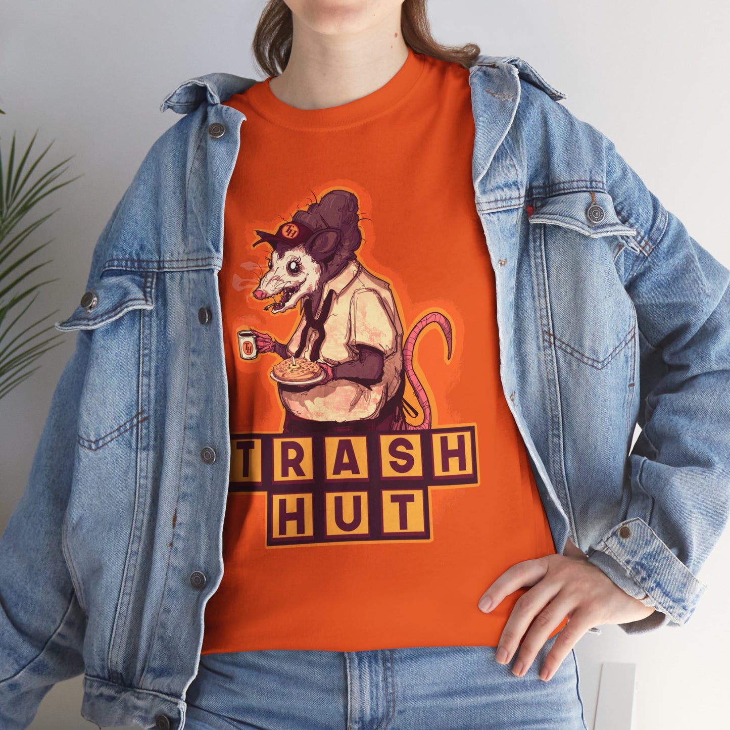 Trash Hut Unisex Heavy Cotton Tee