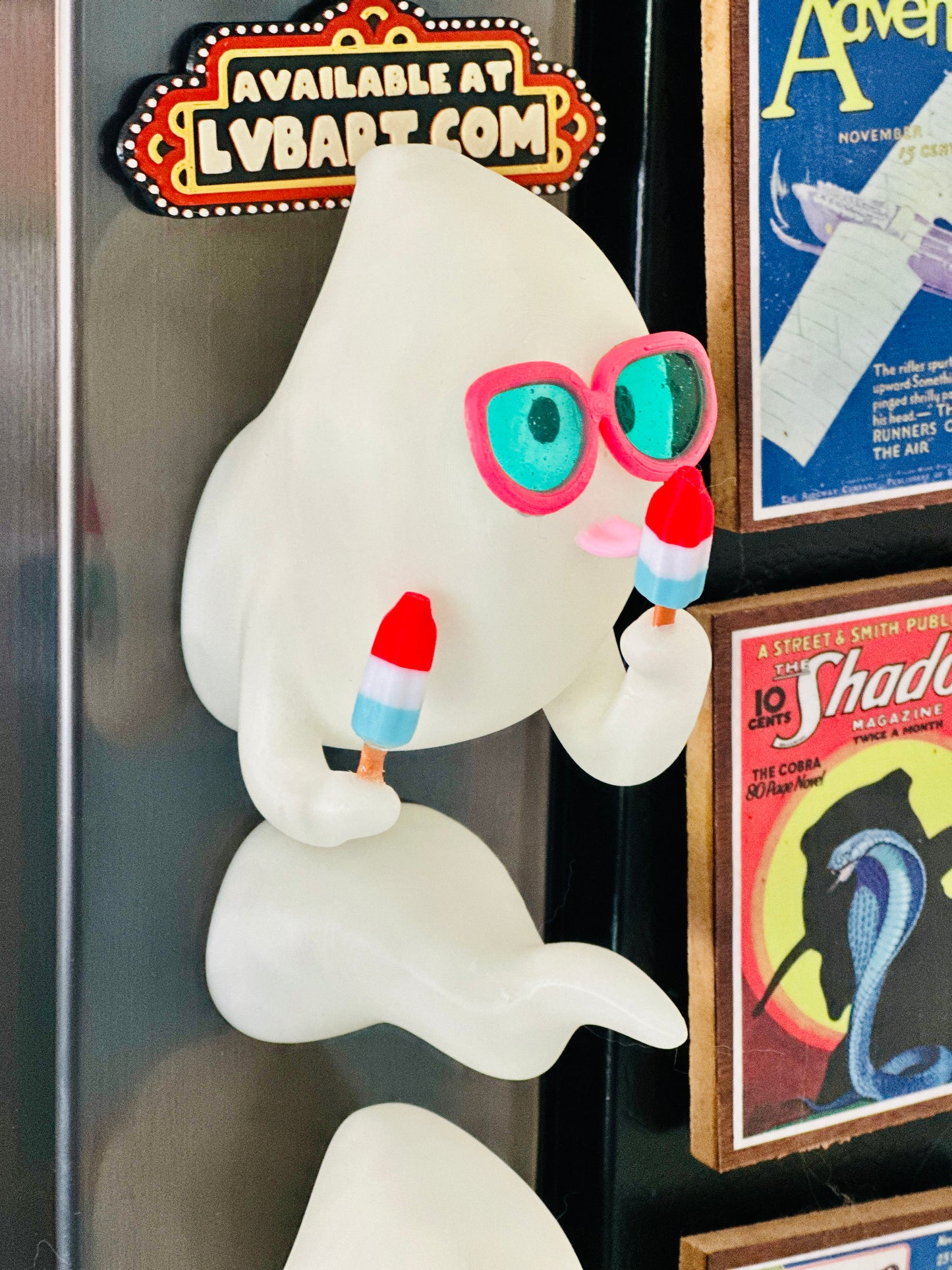 Fridge Frights Glow 3D Print Fridge Magnets (Summerween)