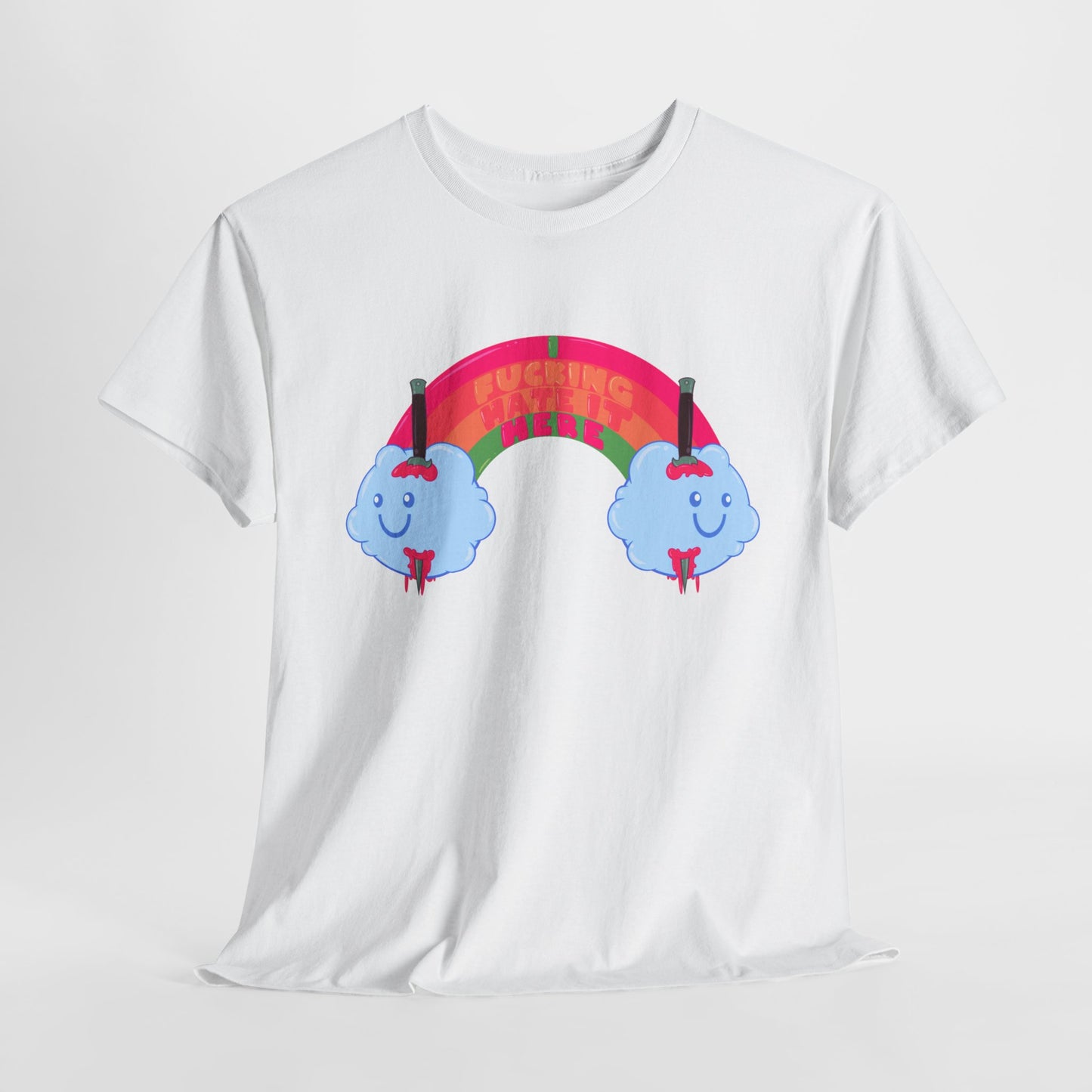 I Fucking Hate It Here Unisex Heavy Cotton Tee