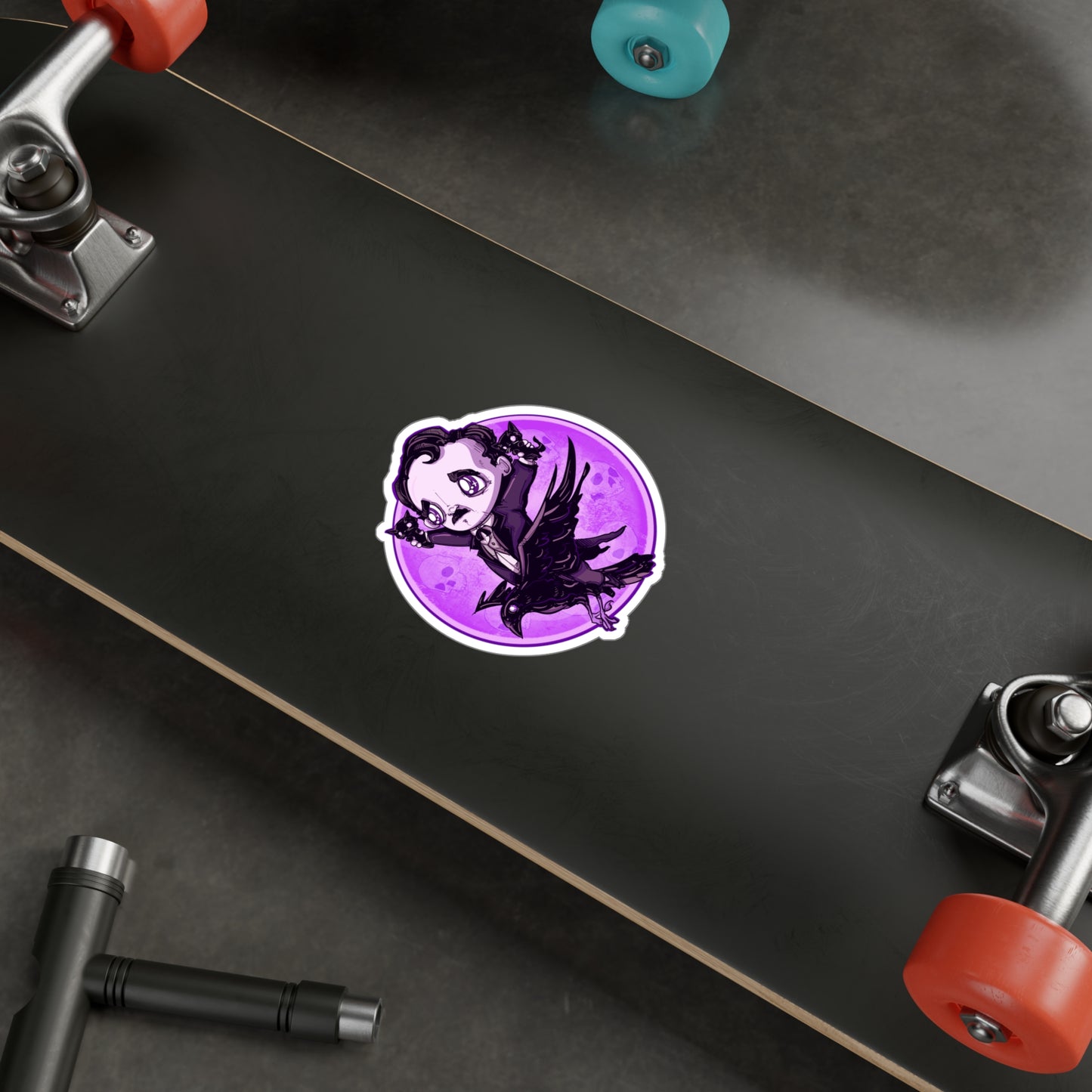 Poe Is Coming Kiss-Cut Vinyl Decal