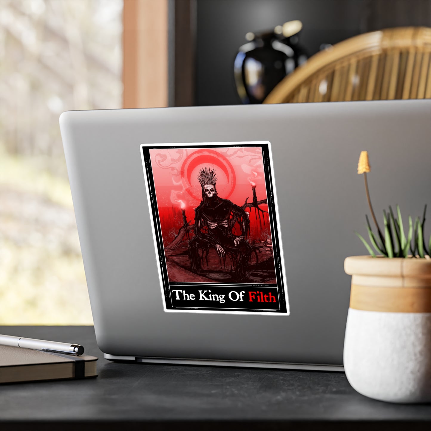 The King Of Filth Tarot Kiss-Cut Vinyl Decal
