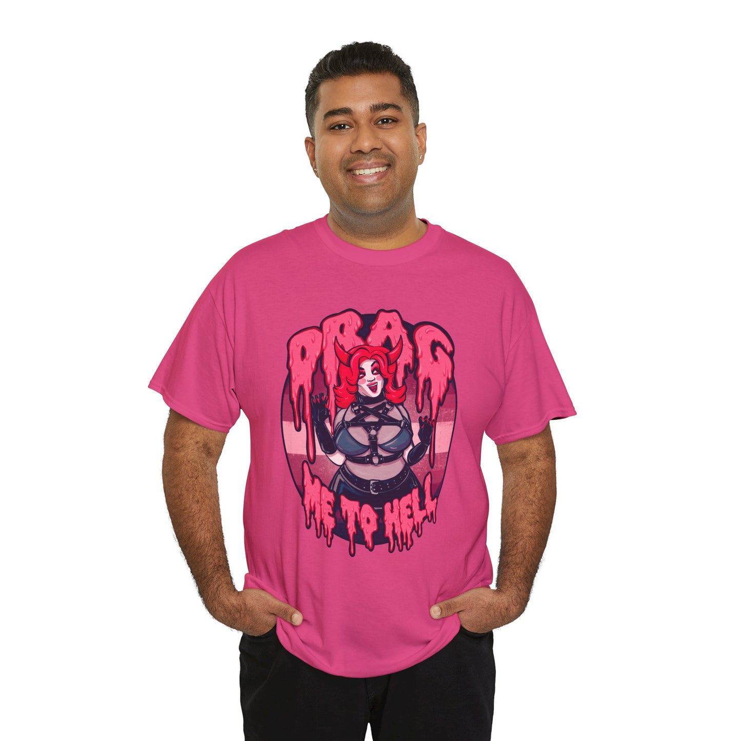 Drag Me To Hell Unisex Heavy Cotton Tee