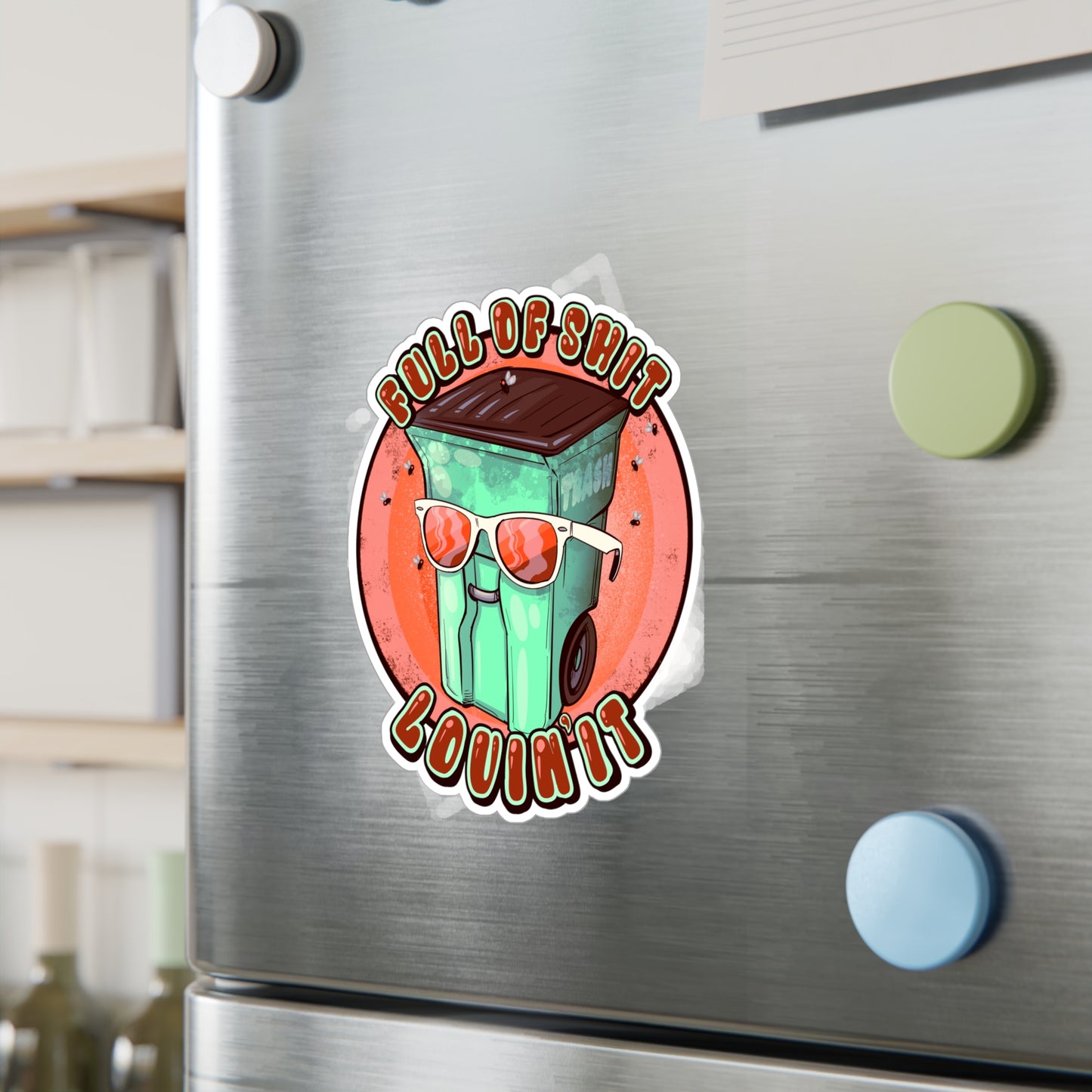 Full Of Shit Kiss-Cut Vinyl Decal