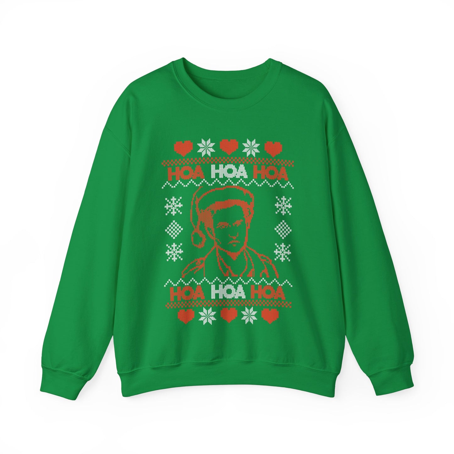 HOA HOA HOA Christmas (Red) Unisex Heavy Blend™ Crewneck Sweatshirt