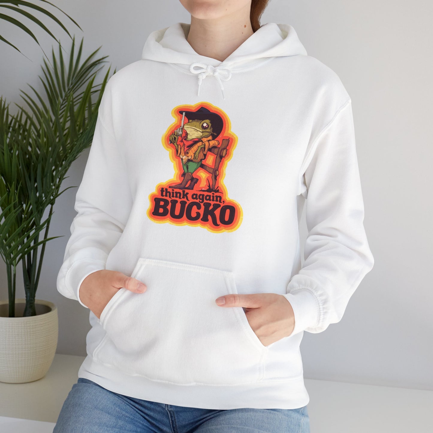 Think Again Bucko Unisex Heavy Blend Hooded Sweatshirt