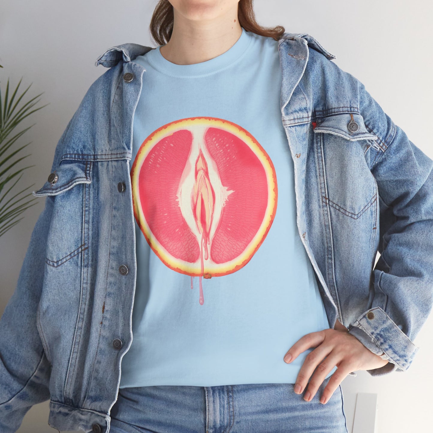 Grapefruit Unisex Heavy Cotton Tee