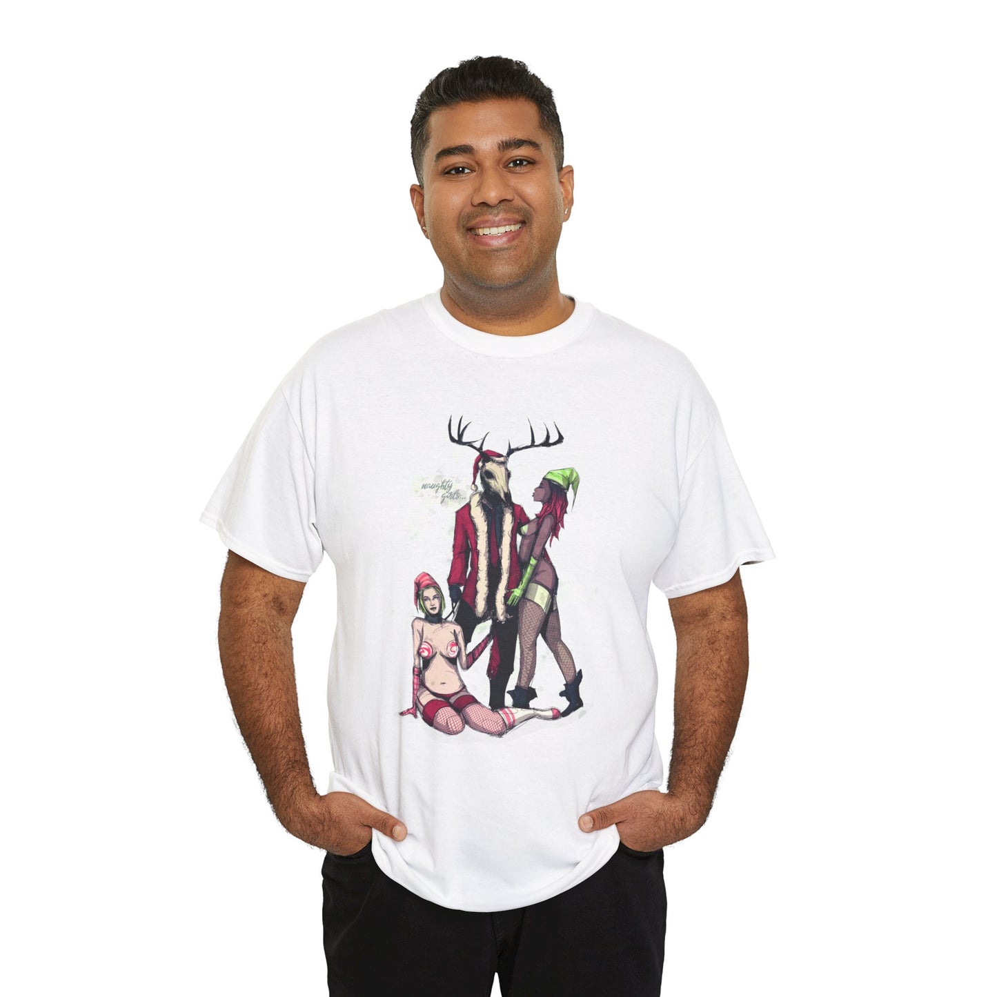 Deer Daddy Series 6: Daddy Claus Unisex Heavy Cotton Tee