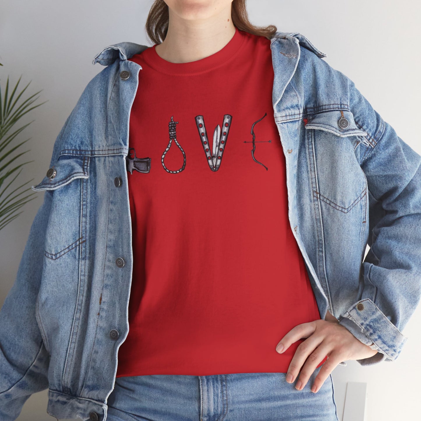 Love Is Death Unisex Heavy Cotton Tee