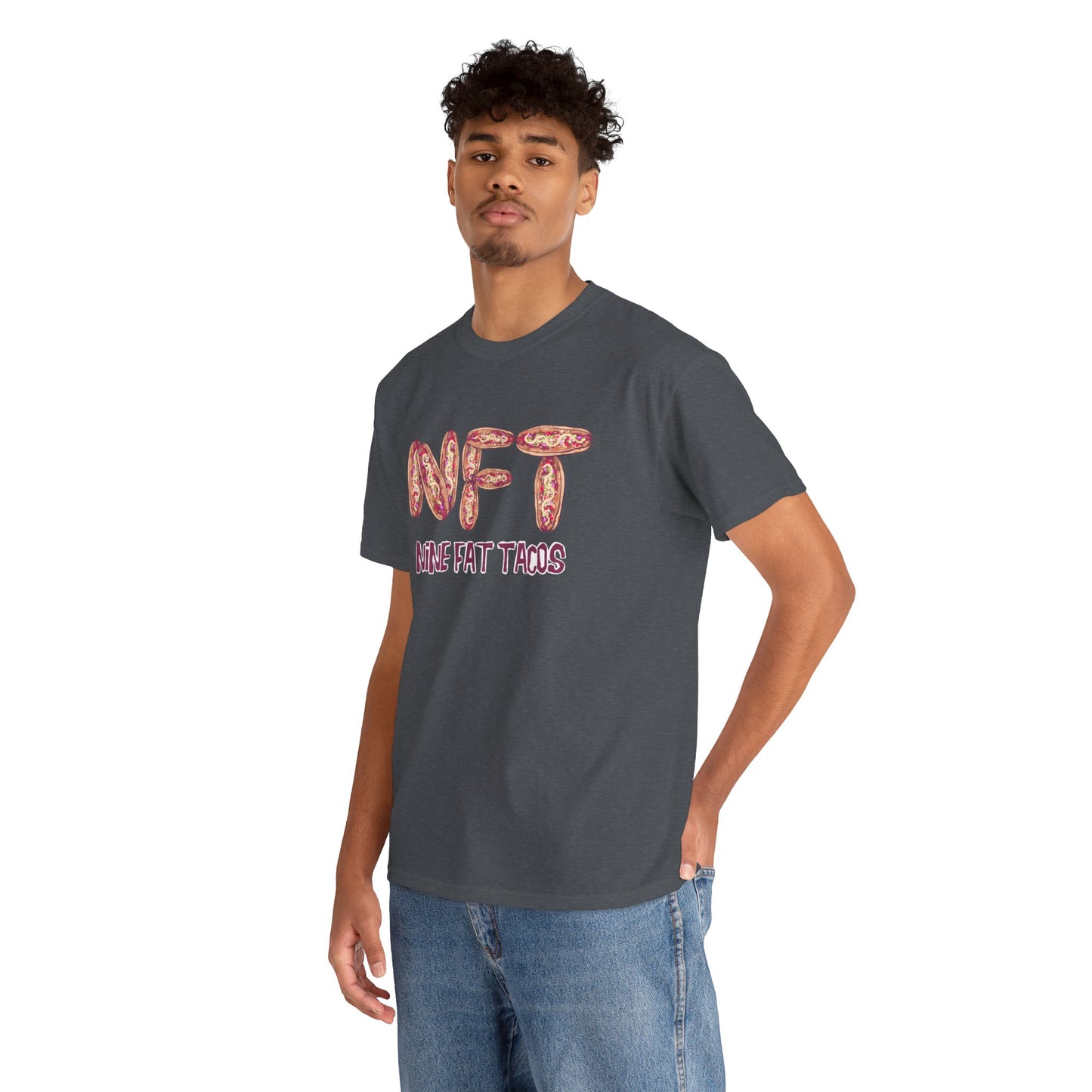Nine Fat Tacos Unisex Heavy Cotton Tee
