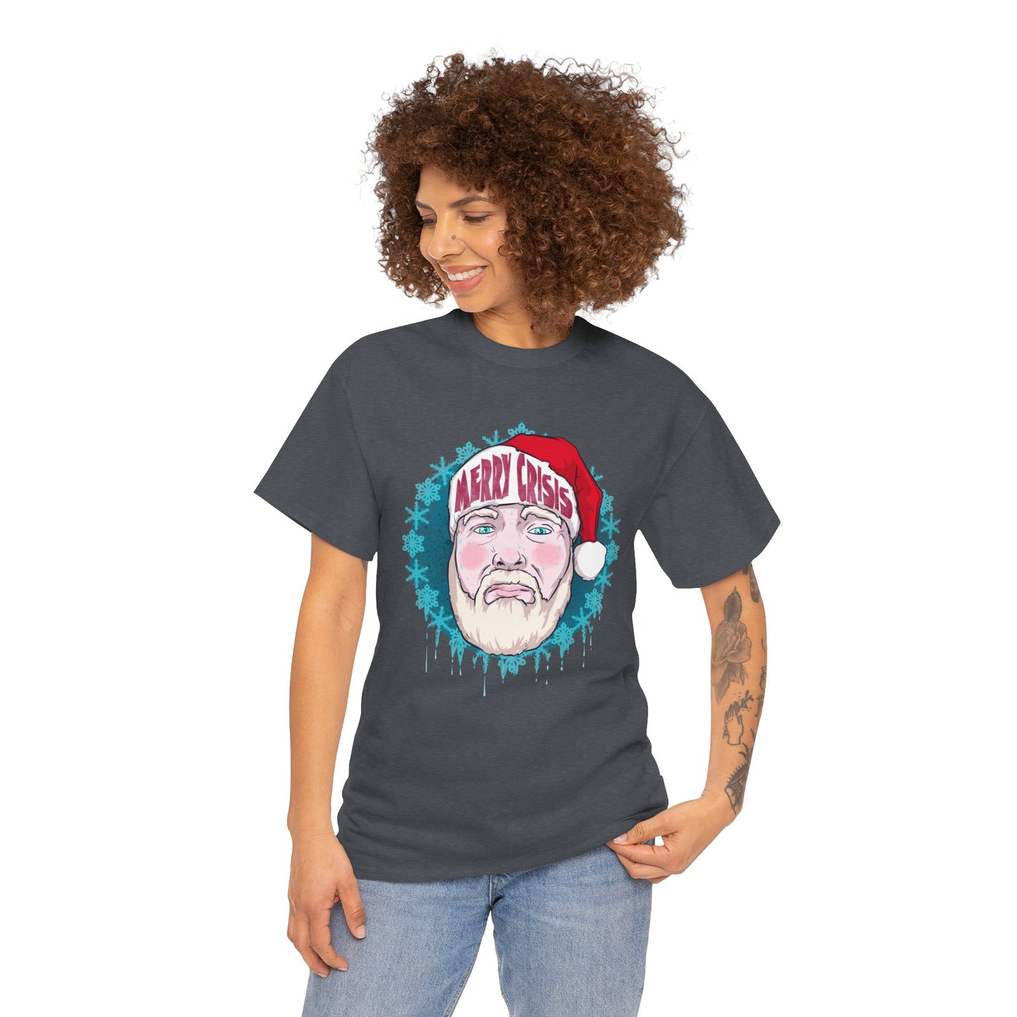 Merry Crisis Unisex Heavy Cotton Tee