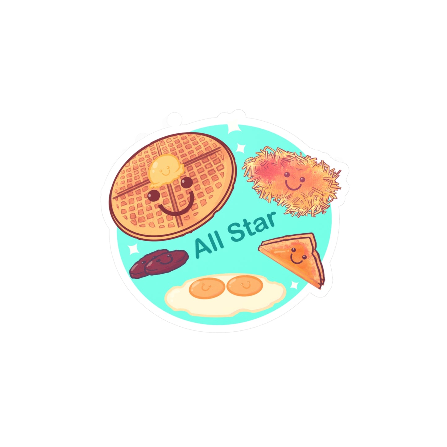All Star Breakfast Kiss-Cut Vinyl Decal