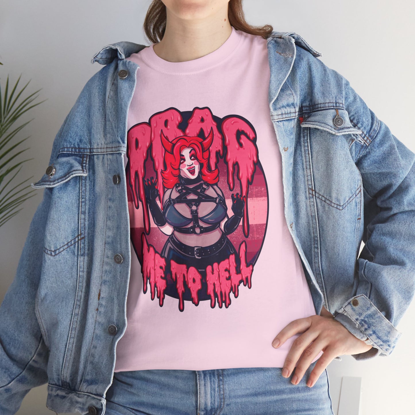 Drag Me To Hell Unisex Heavy Cotton Tee