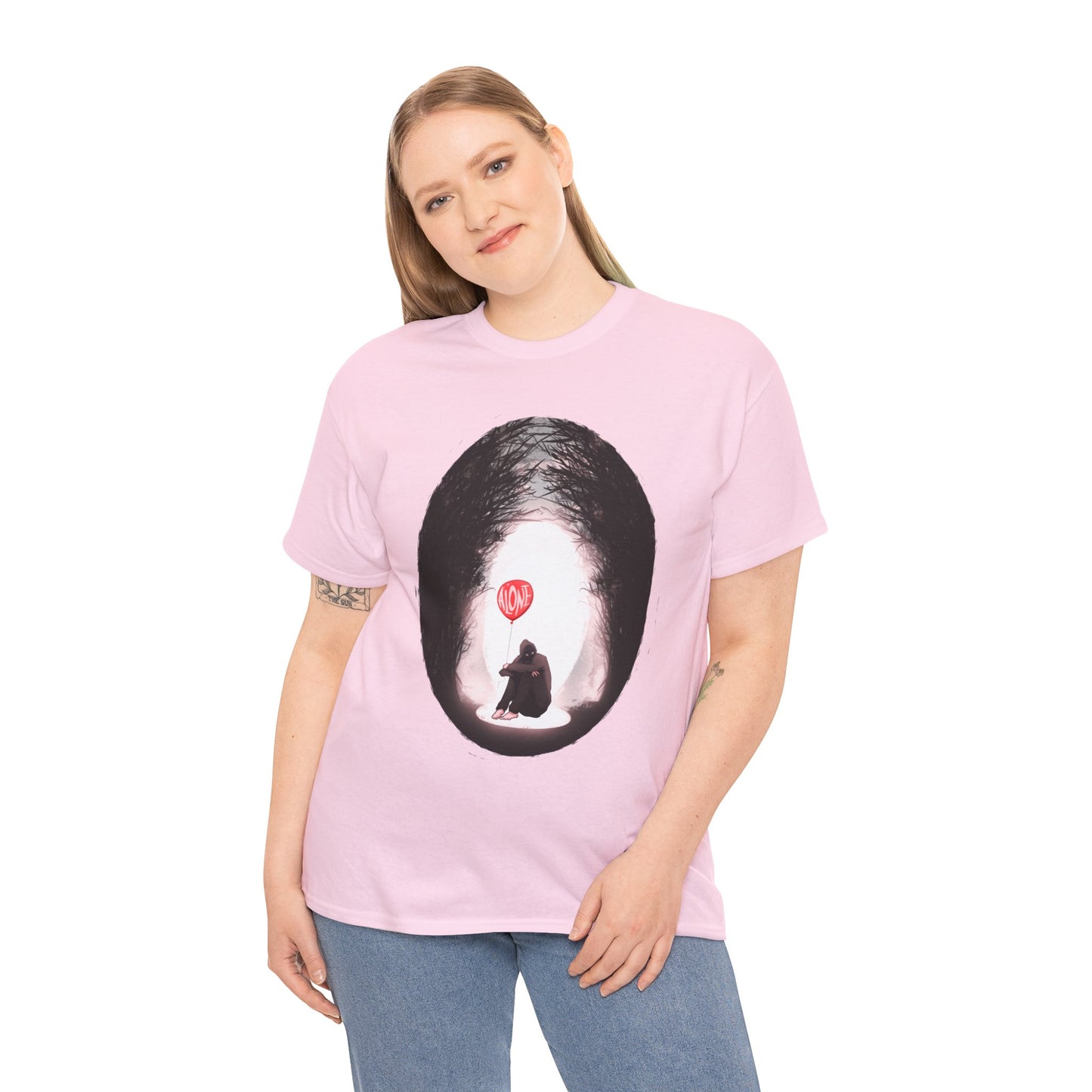 Forever Alone Unisex Heavy Cotton Tee