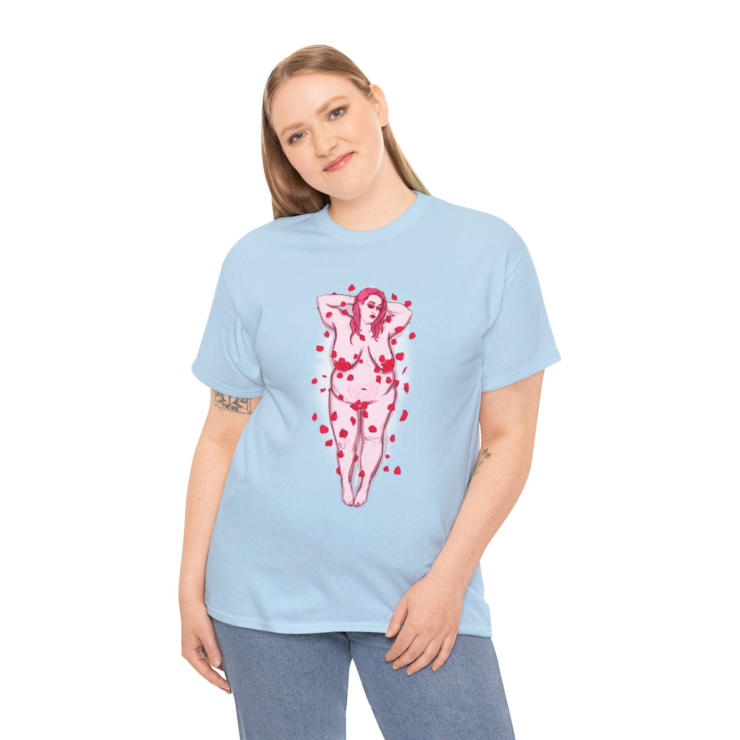 Stretch Heart Unisex Heavy Cotton Tee