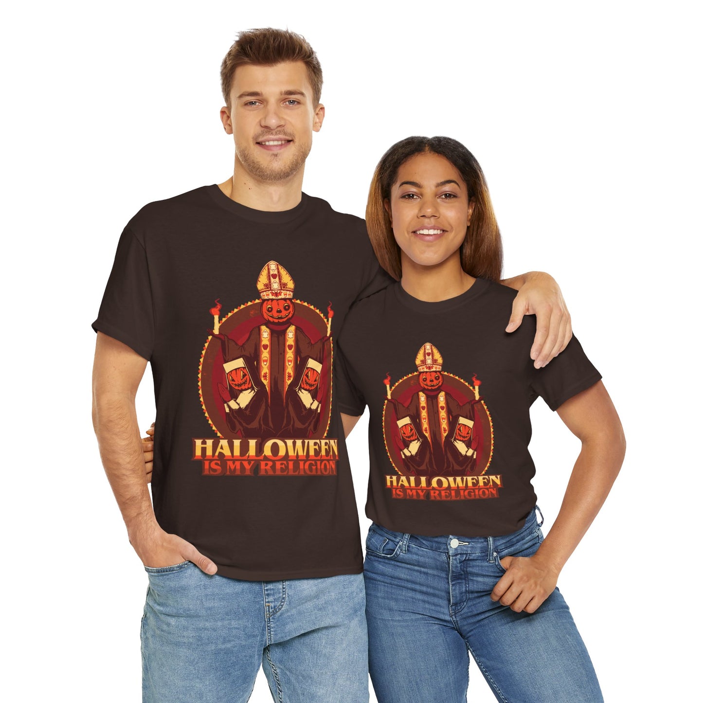 Halloween Is My Religion Unisex Heavy Cotton Tee