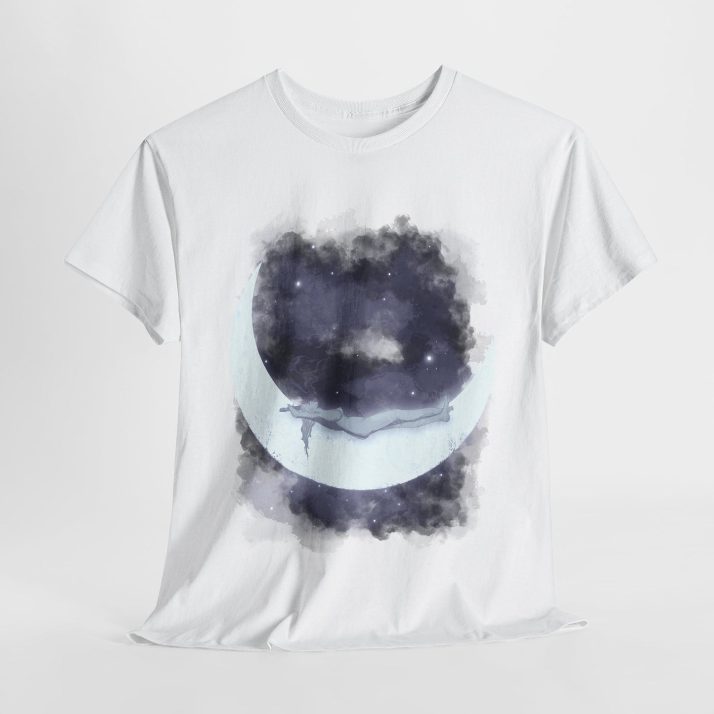 The Girl Who Loved The Moon Unisex Heavy Cotton Tee